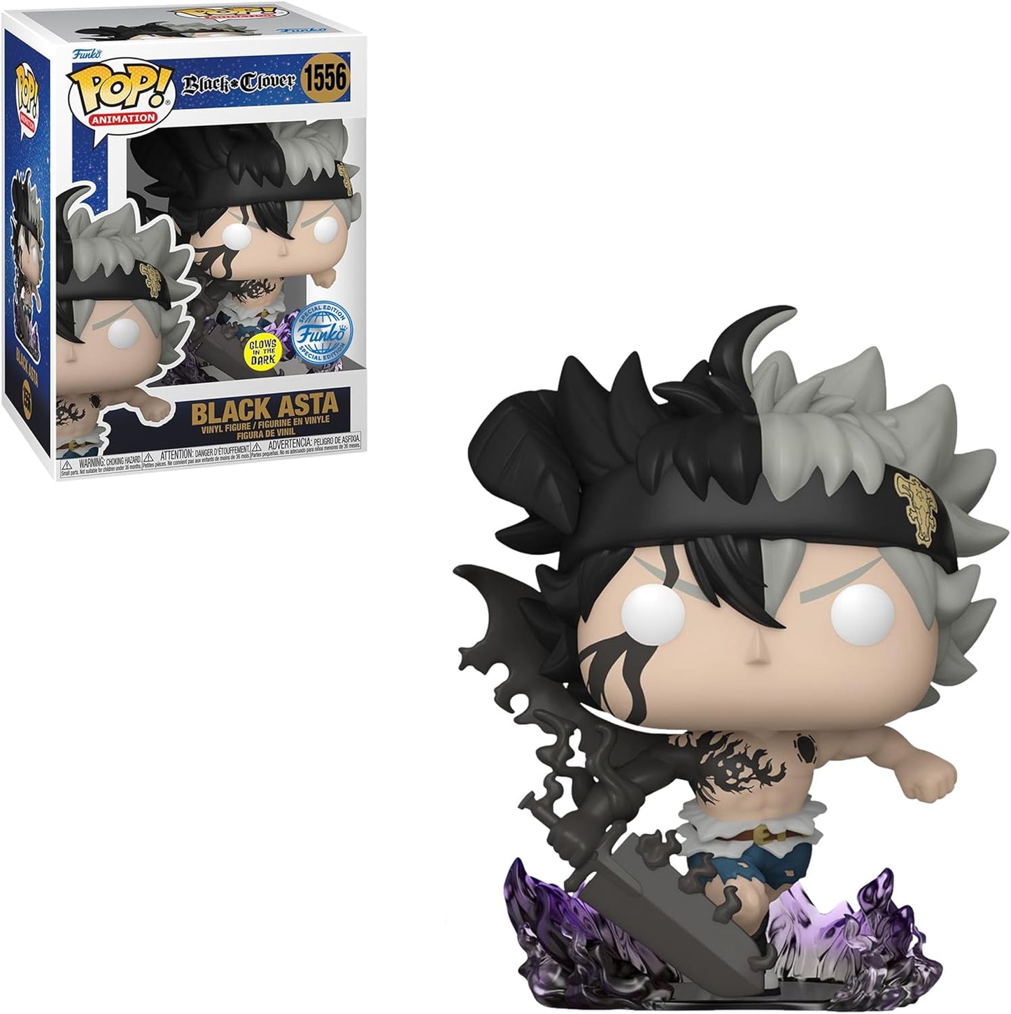 Funko Special Pop Black Clover Black Asta GW Vinyl Figure p1