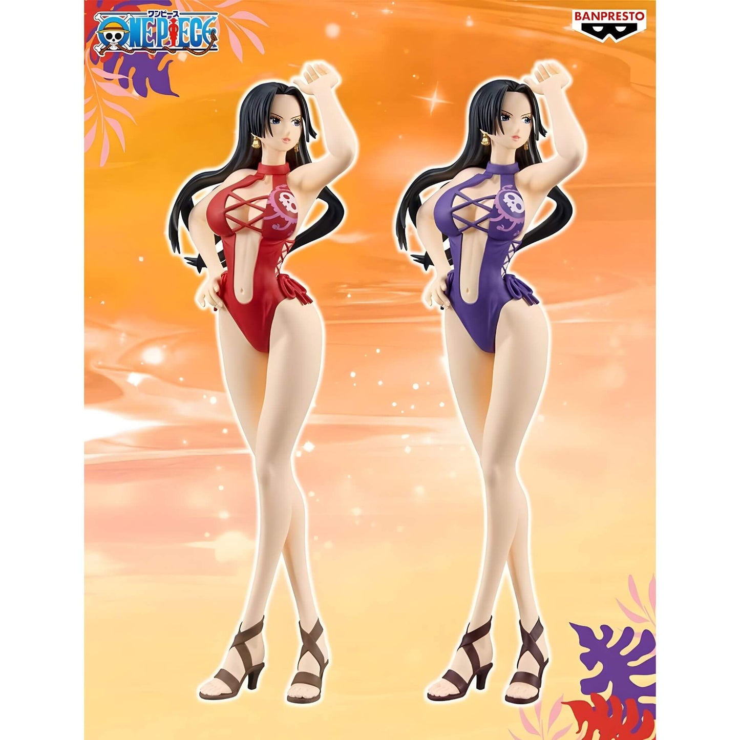 Banpresto One Piece Grandline Girls on Vacation Boa Hancock Figure ver A and B art