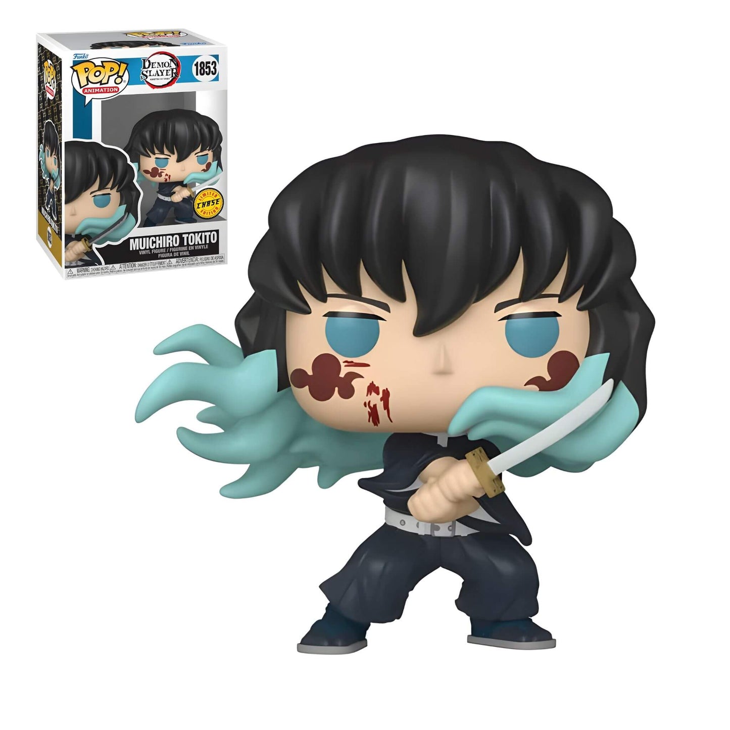 Funko Pop Demon Slayer Muichiro Attack Vinyl Figure (Chase) p5