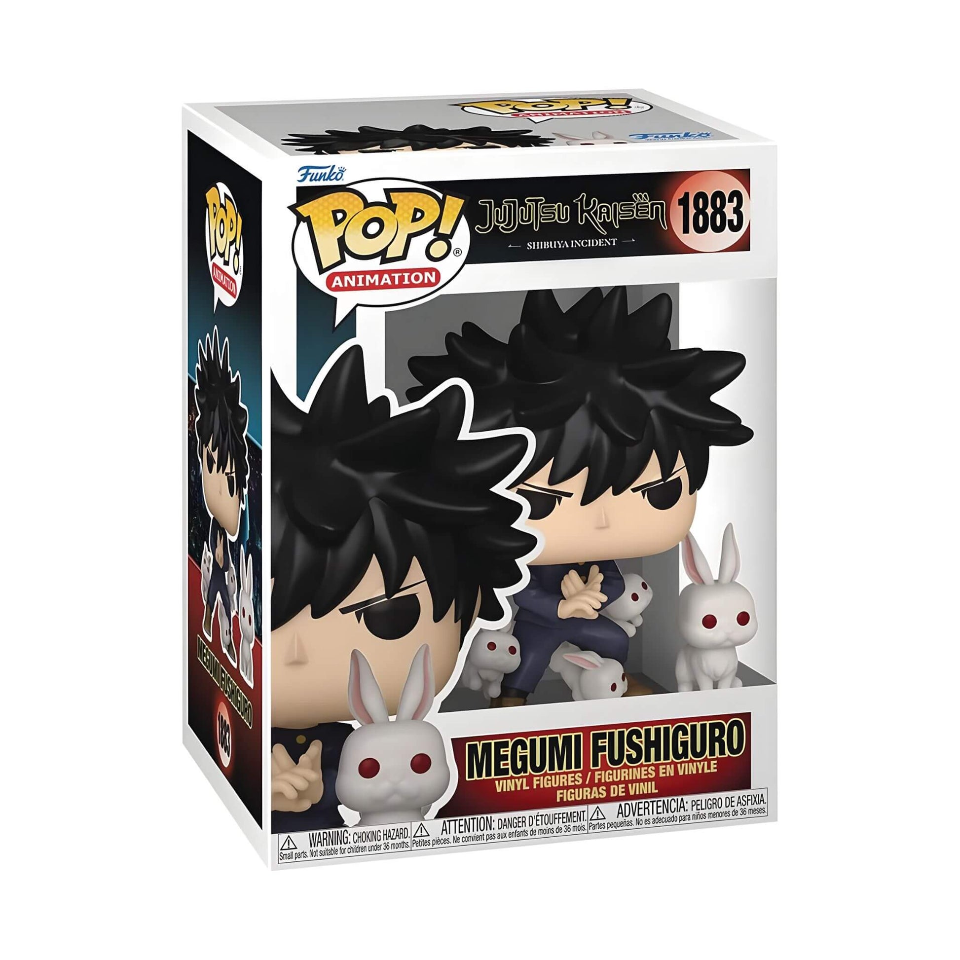 Funko Pop Jujutsu Kaisen Megumi Fushiguro with Rabbits Vinyl Figure p3