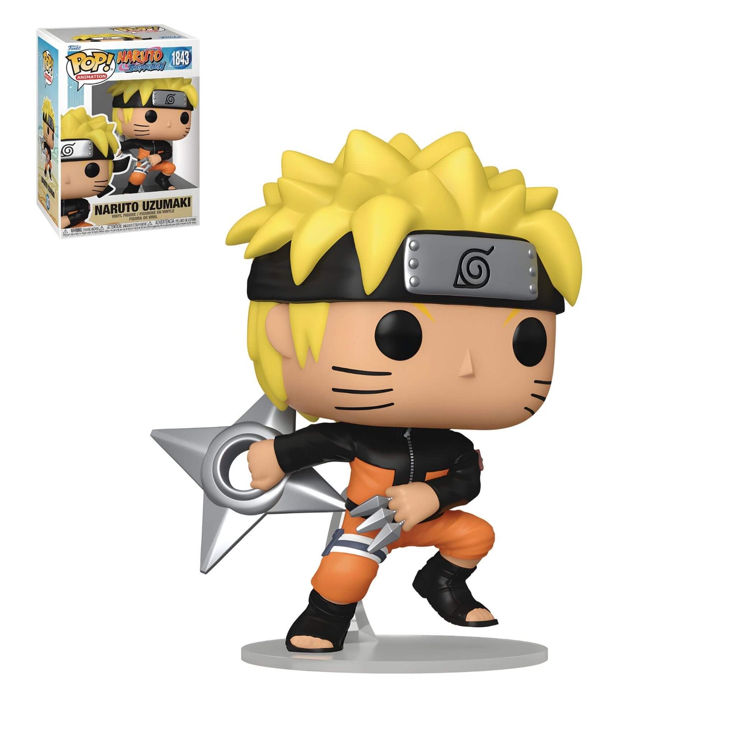 Funko Pop Naruto Shippuden Naruto Uzumaki with Shuriken Vinyl Figure p5