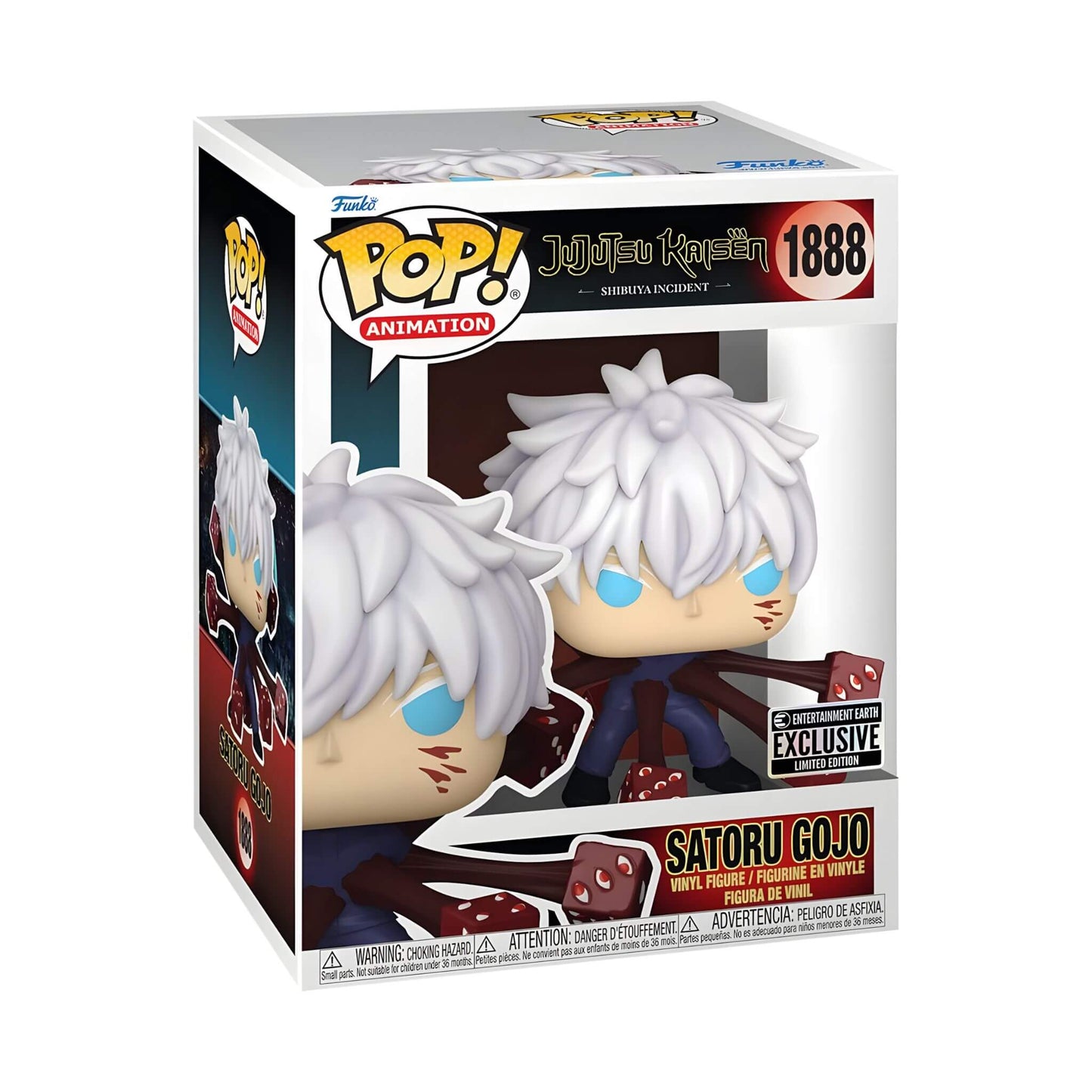 Funko Pop Premium Jujutsu Kaisen Satoru Gojo (Trapped) Vinyl Figure p3