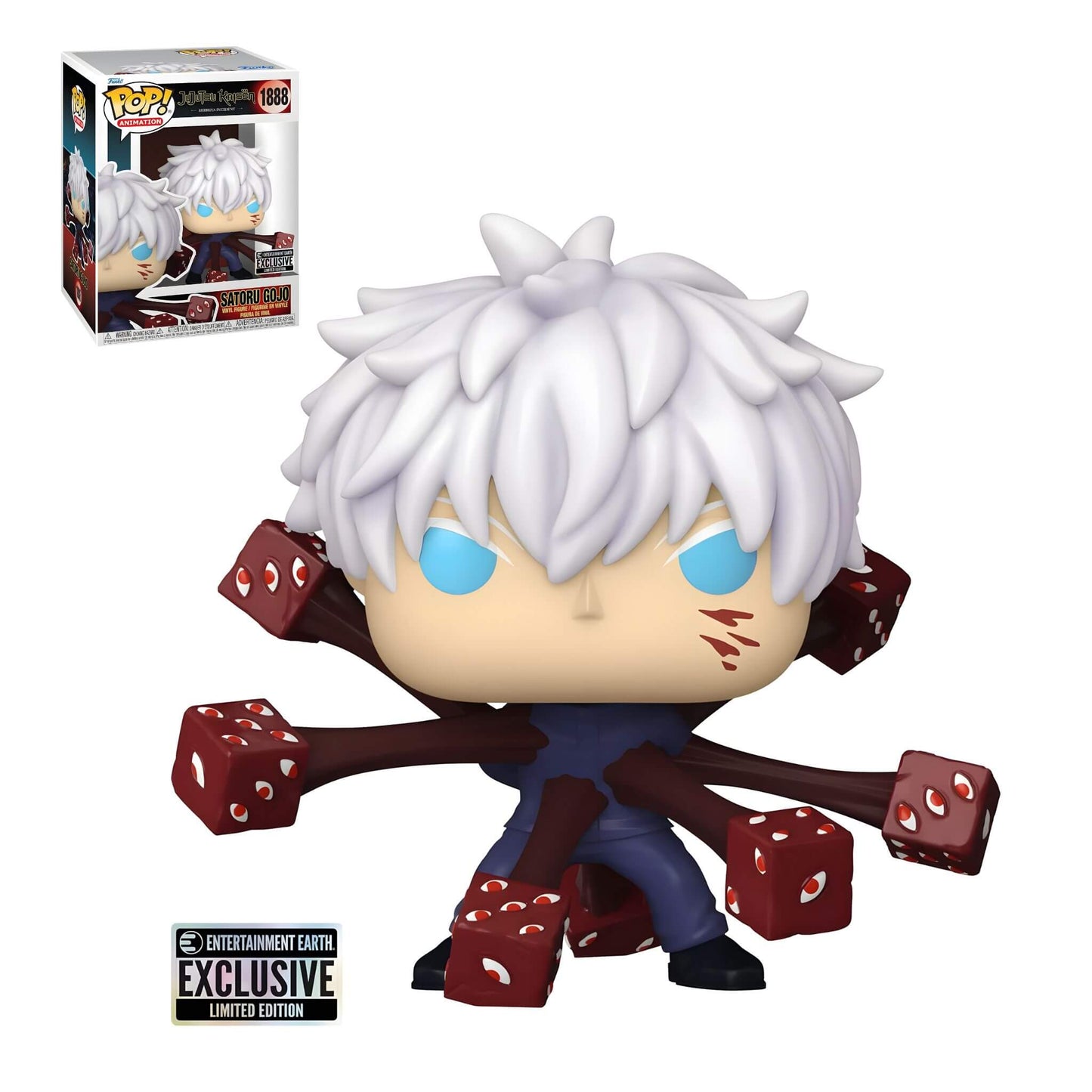 Funko Pop Premium Jujutsu Kaisen Satoru Gojo (Trapped) Vinyl Figure p4