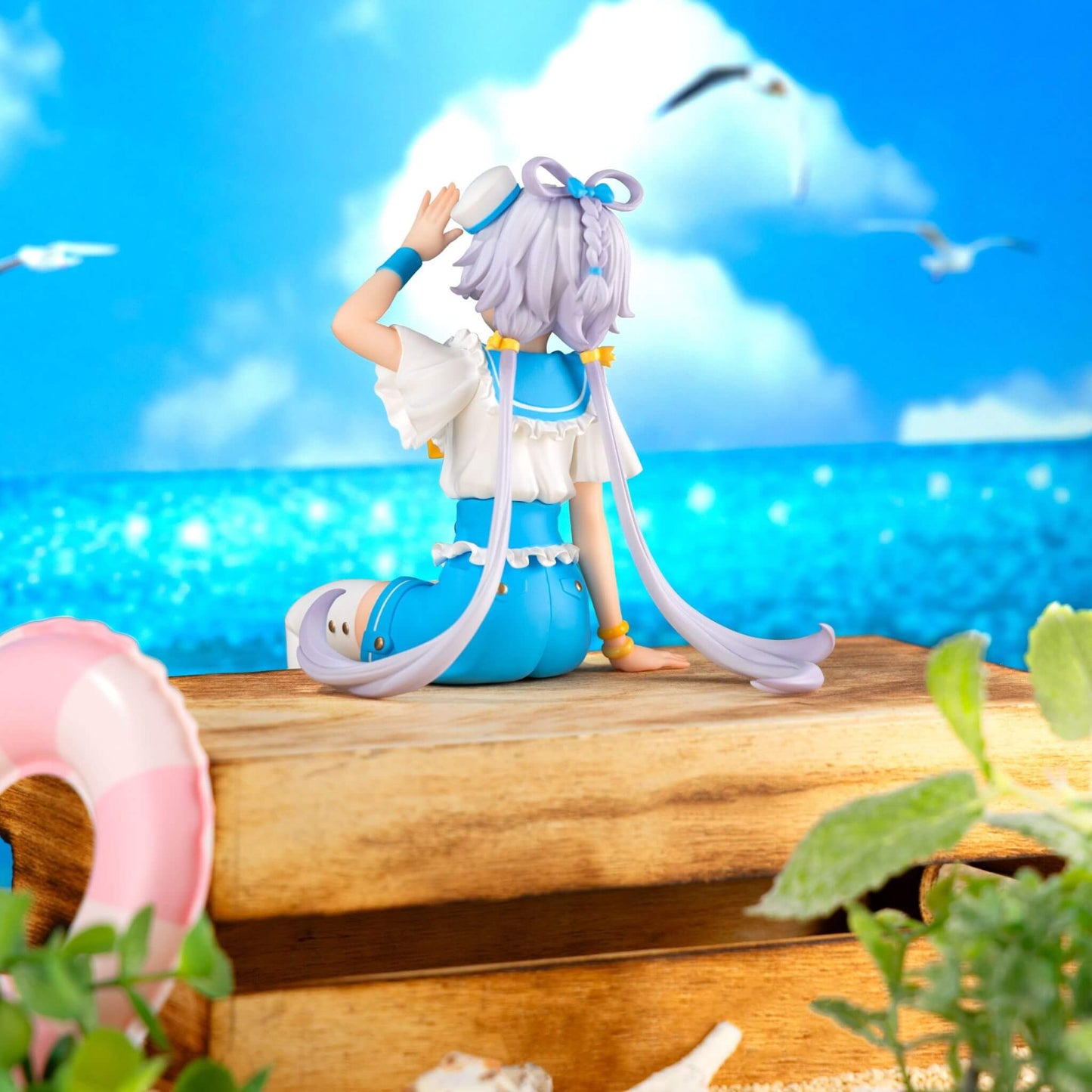 Furyu V Singer Luo Tian Yi Marine Style Noodle Stopper Figure, 6.3" Tall