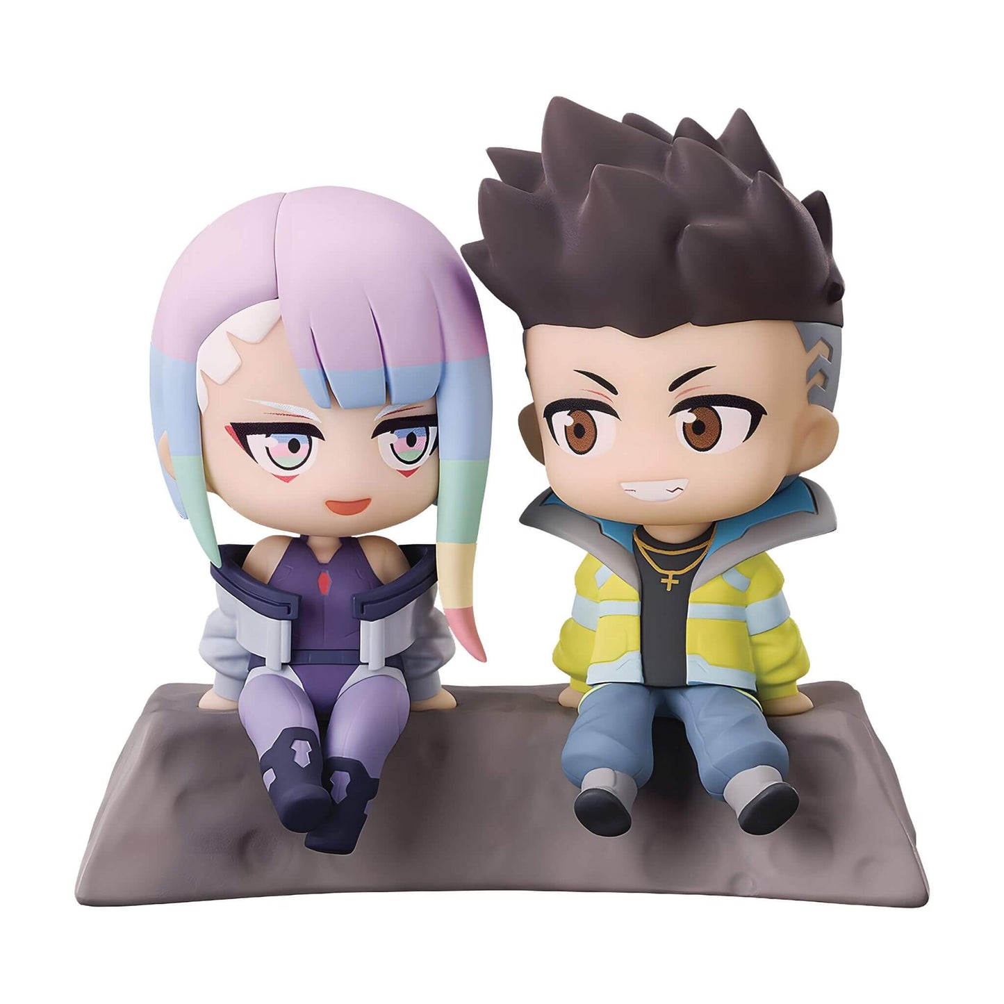 Cyberpunk: Edgerunners Qset+ Figura de David y Lucy (Hacia la Luna)