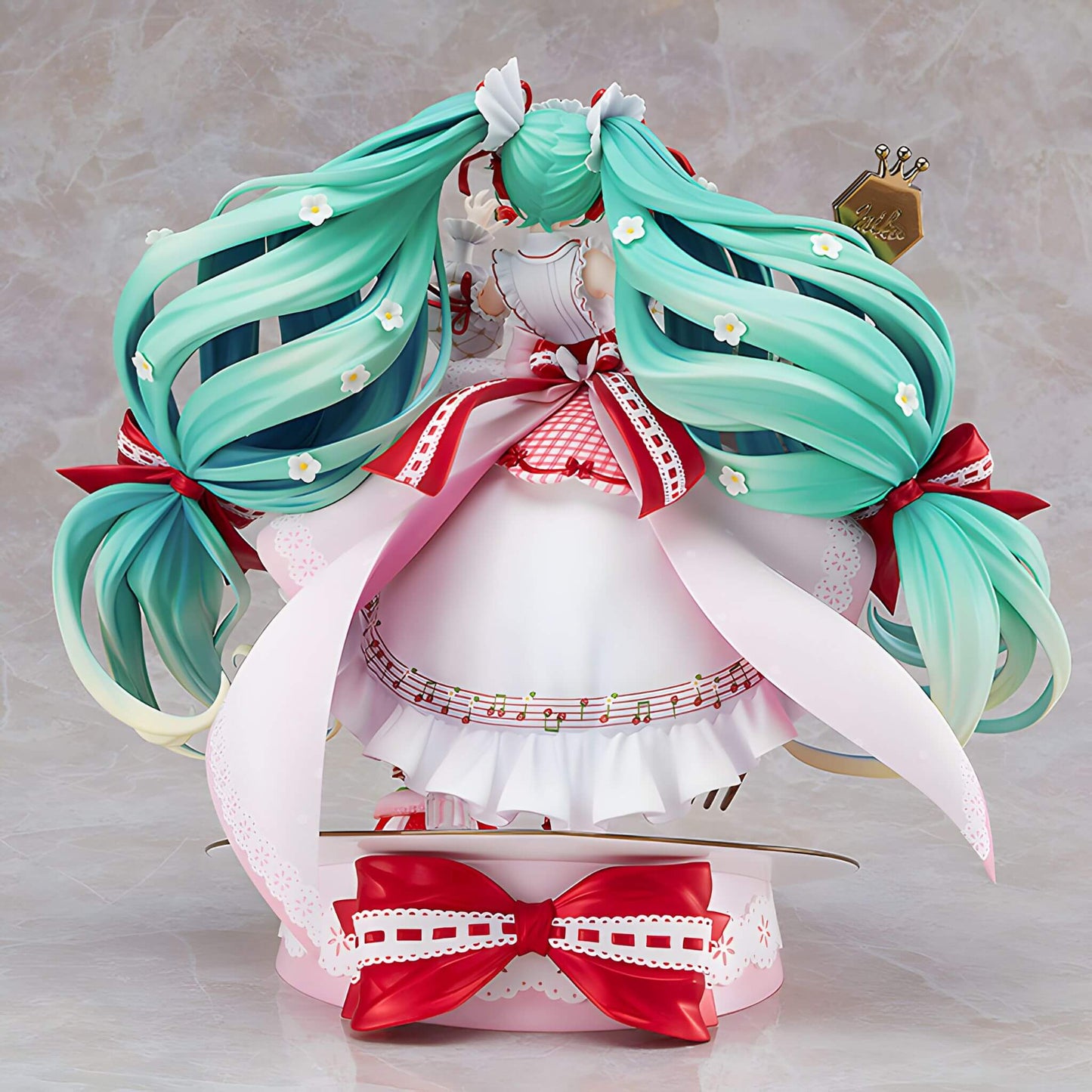 Figura a escala 1/7 de Hatsune Miku con motivo de fresa (15.º aniversario) de Good Smile Company, 11,4" de alto