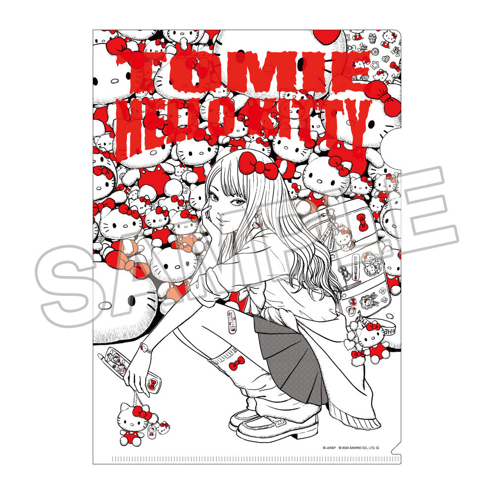 JUNJI ITO x Sanrio characters File Folder, Hello Kitty x GYARU TOMIE