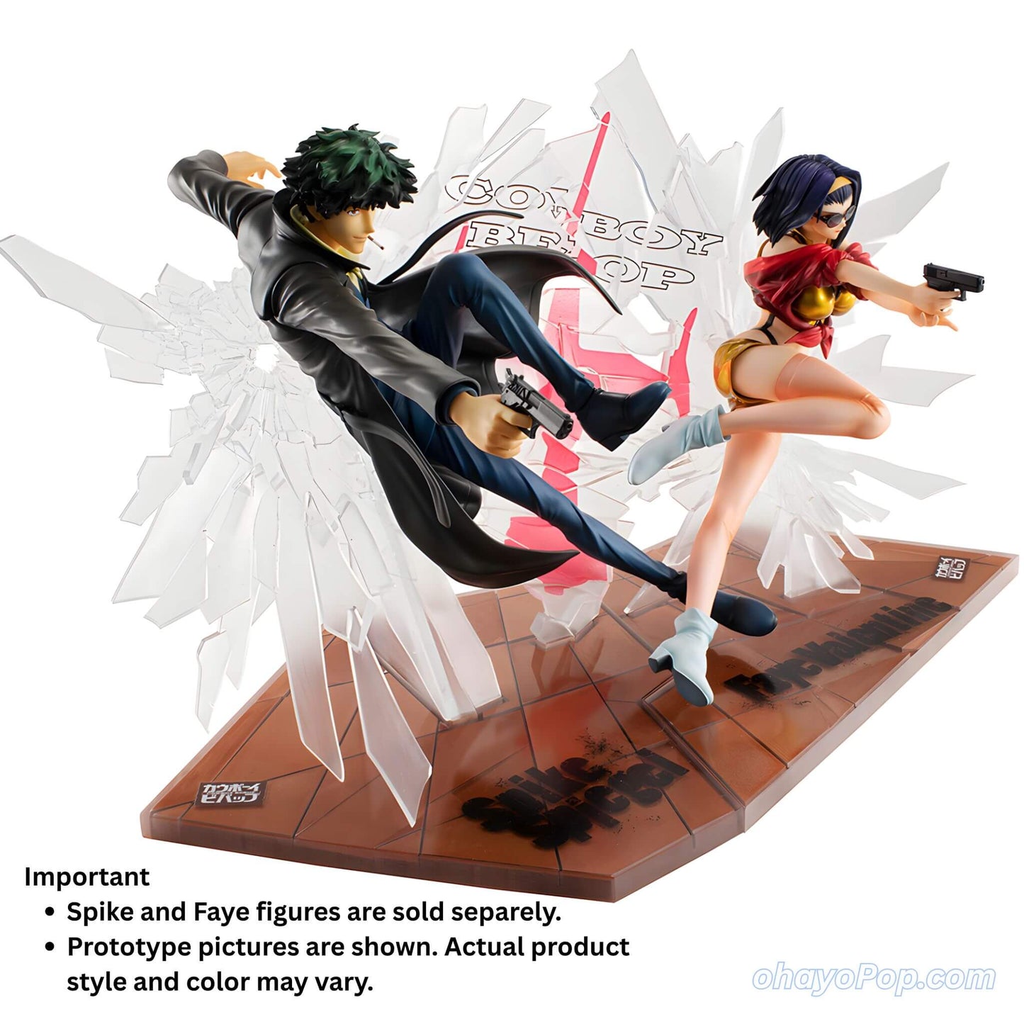 Megahouse Cowboy Bebop Spike and Faye 1st Gig Figure Set p4