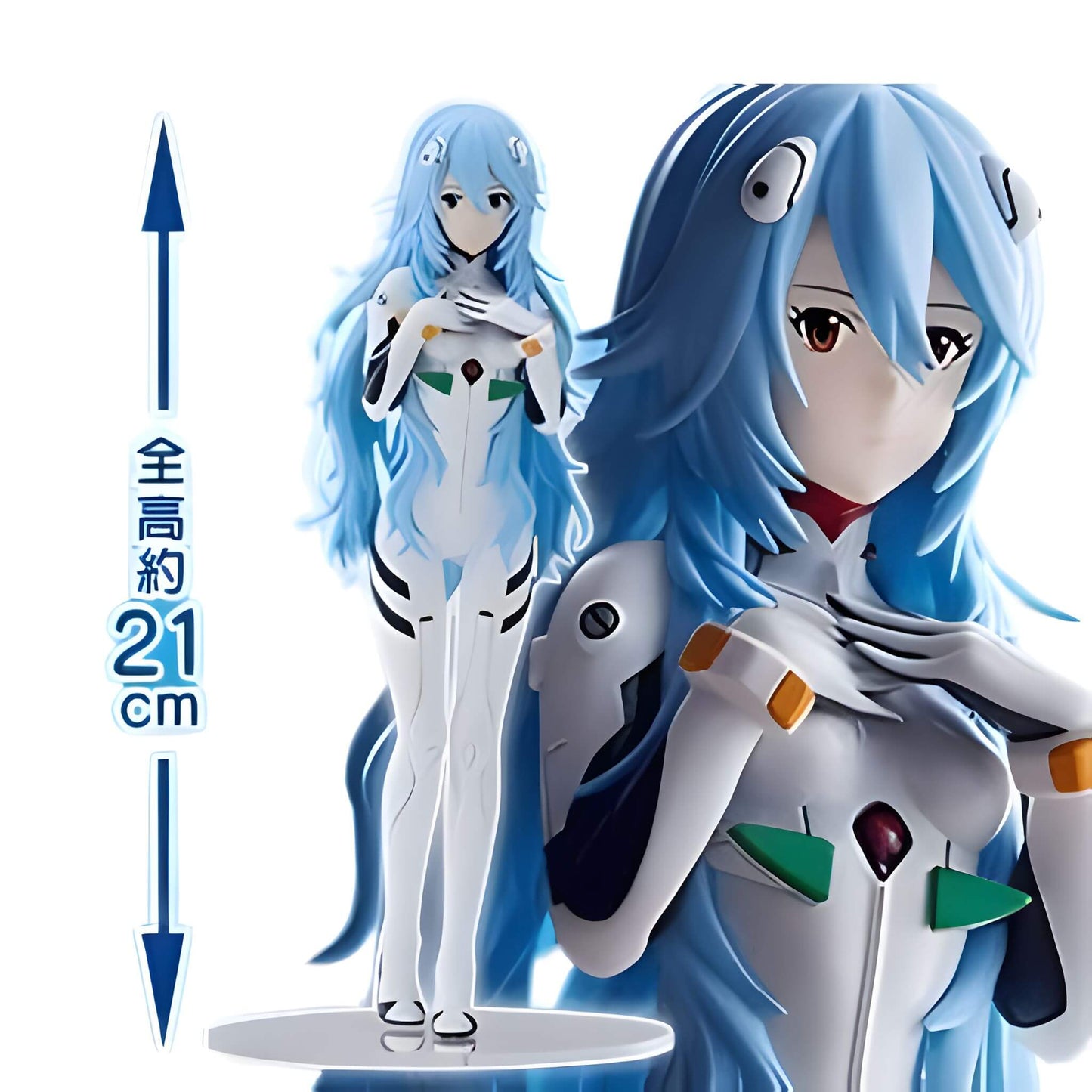SEGA Evangelion 3.0+1.0 Thrice Upon A Time Rei Ayanami Long Hair Ver SPM Figure p11
