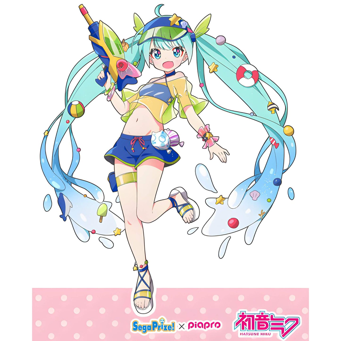 SEGA Hatsune Miku Splash Parade SPM Figure, 8.27" Tall