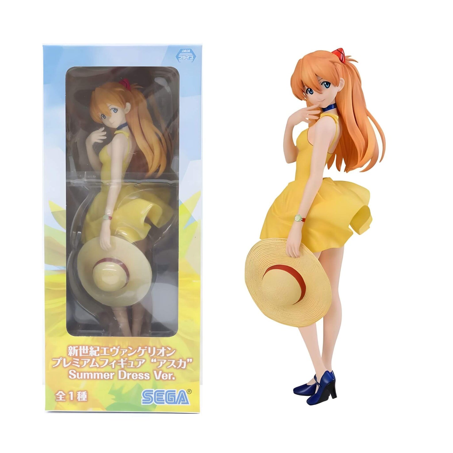 SEGA Neon Genesis Evangelion Asuka Summer Dress Ver Premium Figure p1