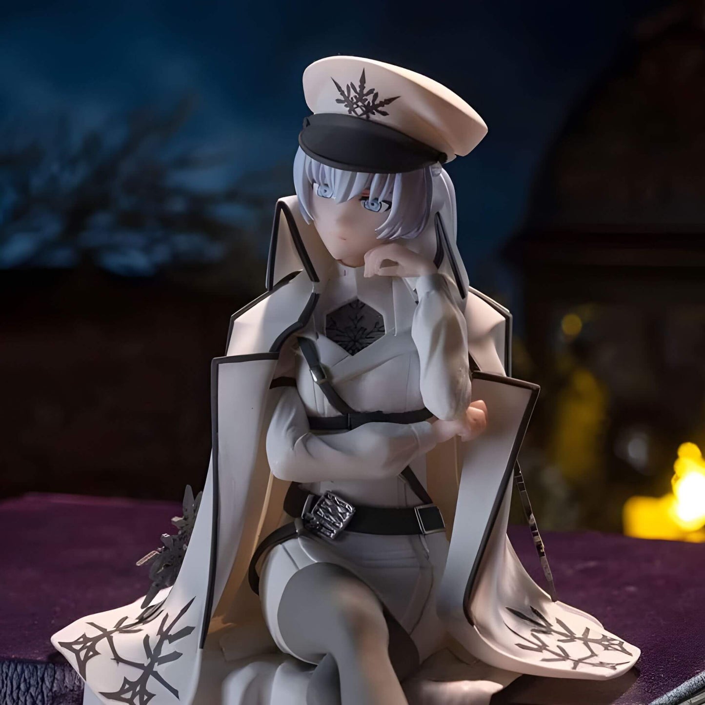 SEGA RWBY Ice Queendom Weiss Schnee (Nightmare Side) Premium Perching Figure p2