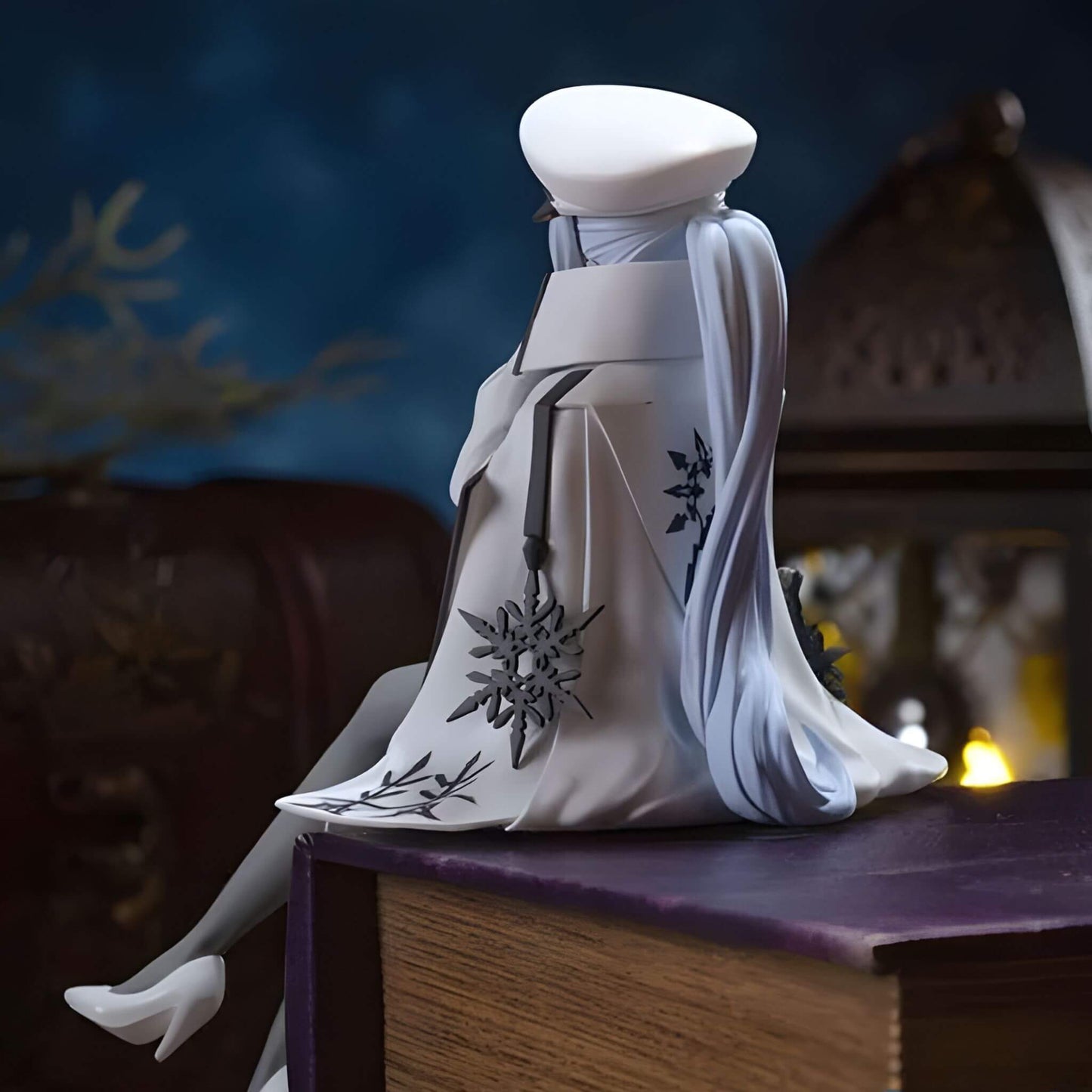 SEGA RWBY Ice Queendom Weiss Schnee (Nightmare Side) Premium Perching Figure p5