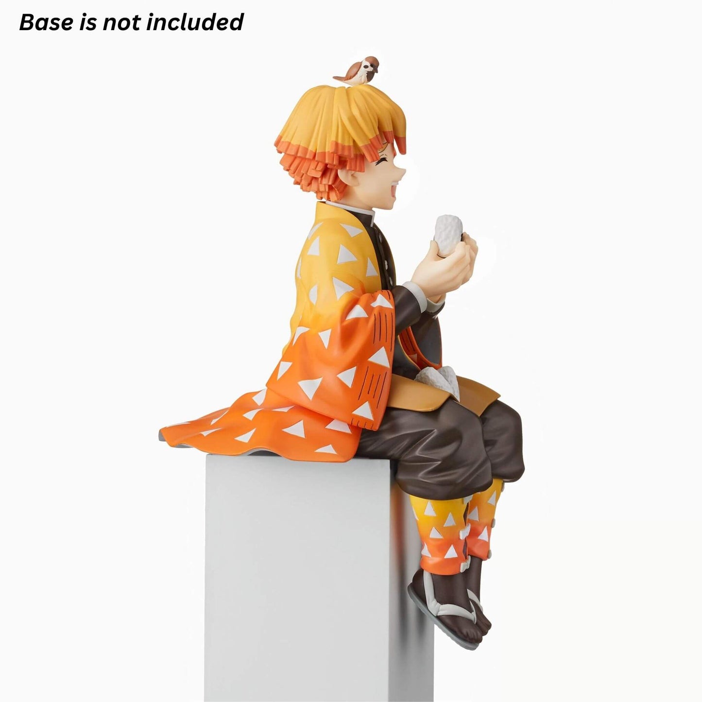 Sega Demon Slayer Zenitsu Agatsuma Premium Perching Figure p5 full right side view