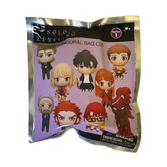 Solo Leveling Series 1 Figural Bag Clips Sealed Blind One Random Pack - Front