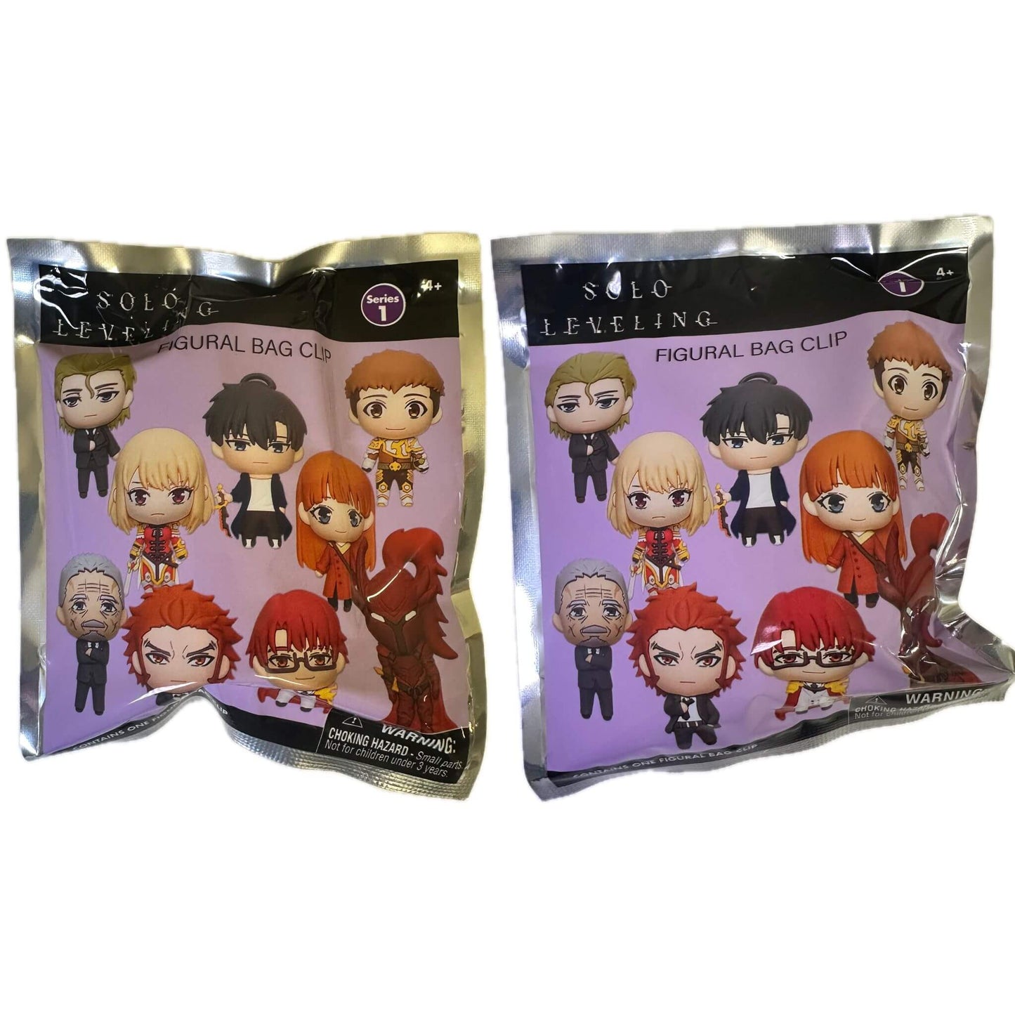 Solo Leveling Series 1 Figural Bag Clips Sealed Blind Two Random Packs