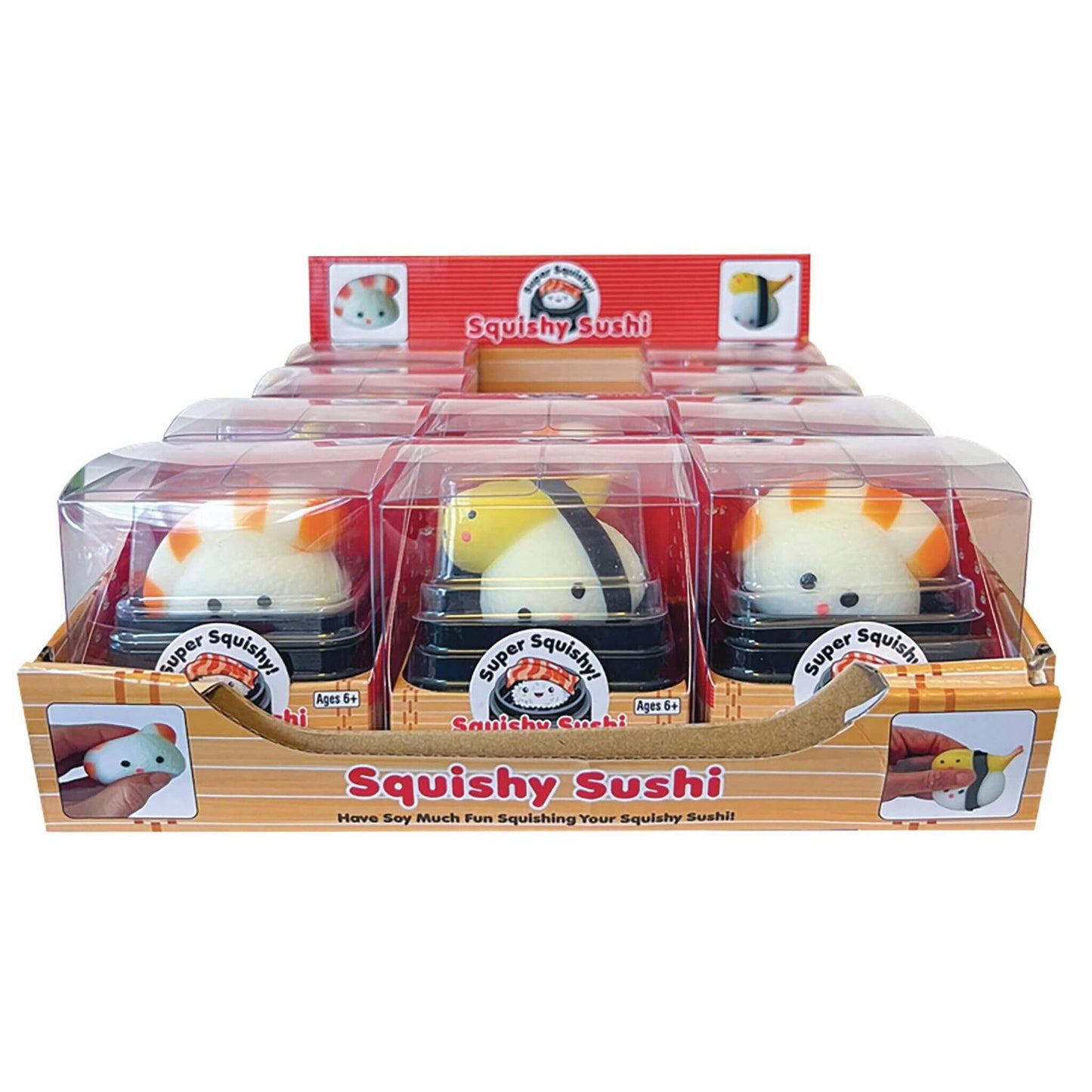 Juguete blando de sushi: juguetes de sushi multicolores con formas y colores adorables