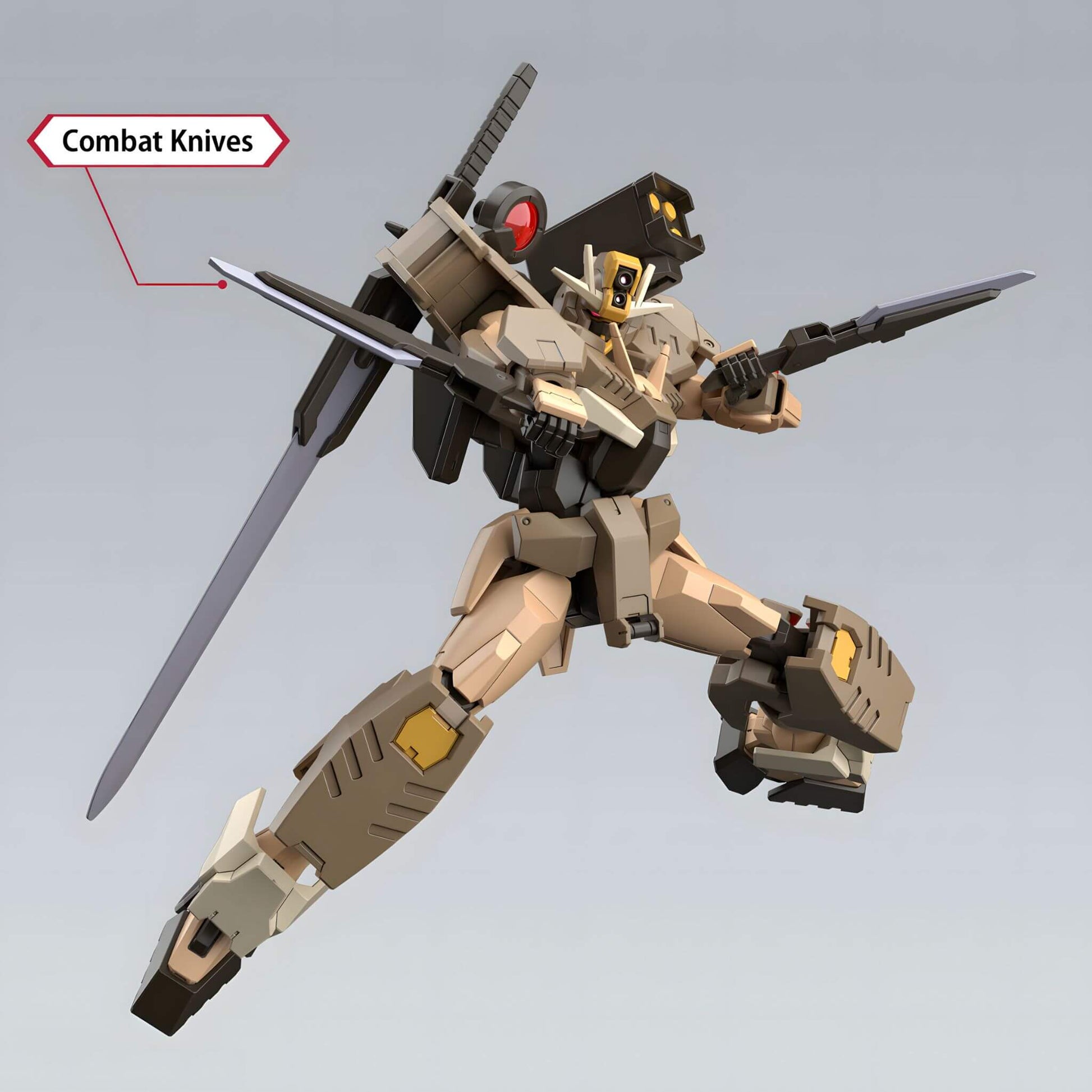 Bandai Gundam 00 Command Qant Desert Type HG Model Kit p5