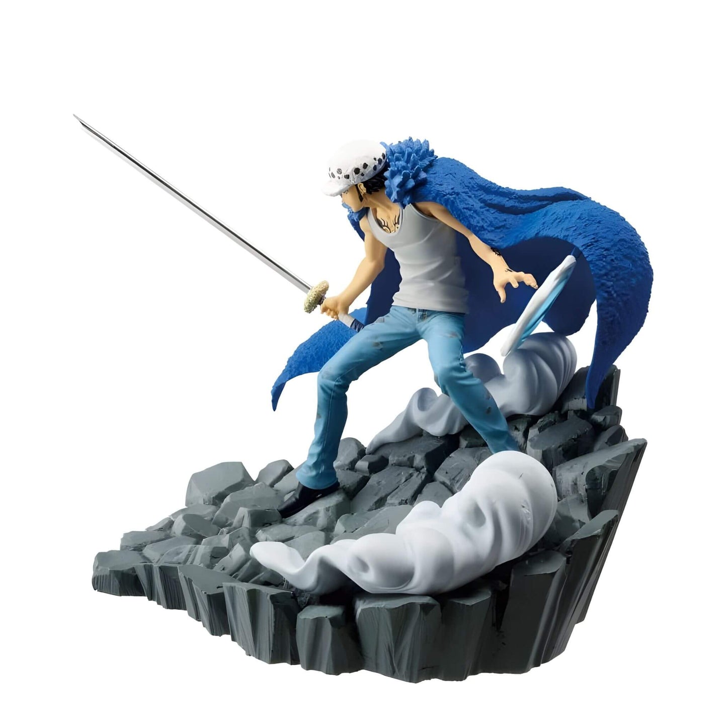 Banpresto One Piece Senkozekkei - Trafalgar Law, Marshall D. Teach Figure, 4.1" Tall