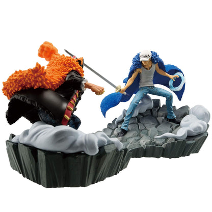 Banpresto One Piece Senkozekkei - Trafalgar Law, Marshall D. Teach Figure, 4.1" Tall