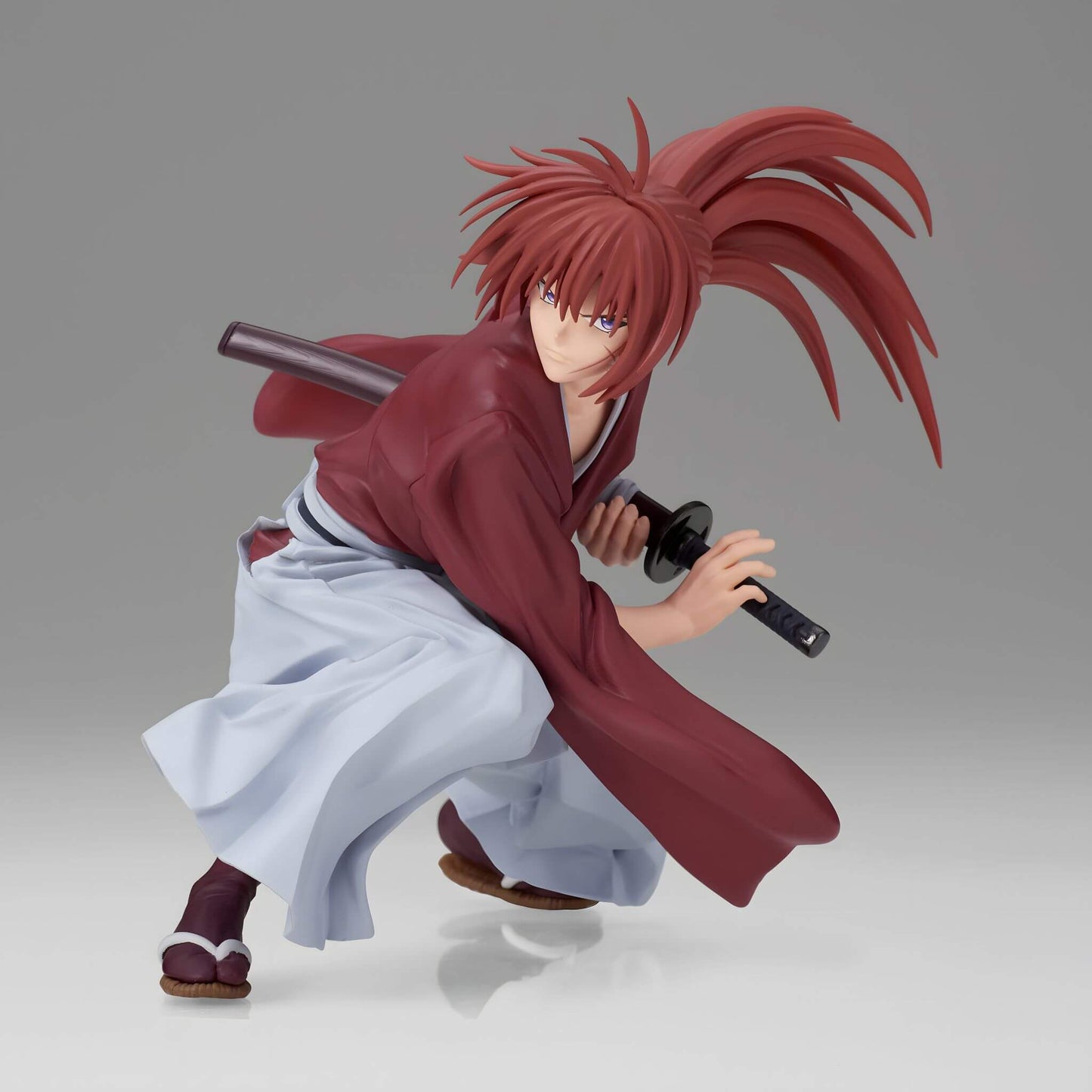 Banpresto Rurouni Kenshin Vibration Stars Kenshin Himura Figura, 4.7" de alto