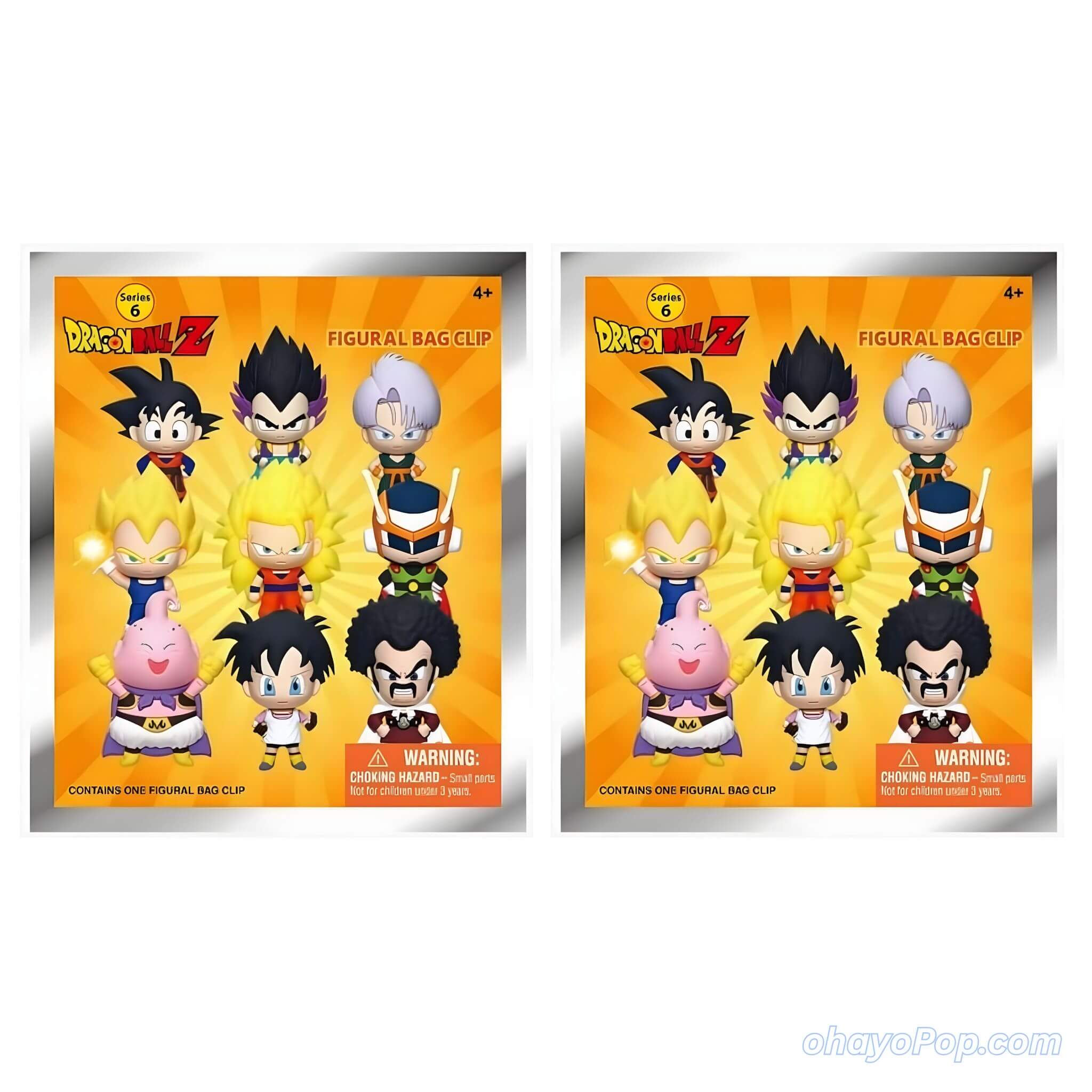 Monogram Dragon Ball Z Series6 3D Figural Bag Clip Mystery Pack