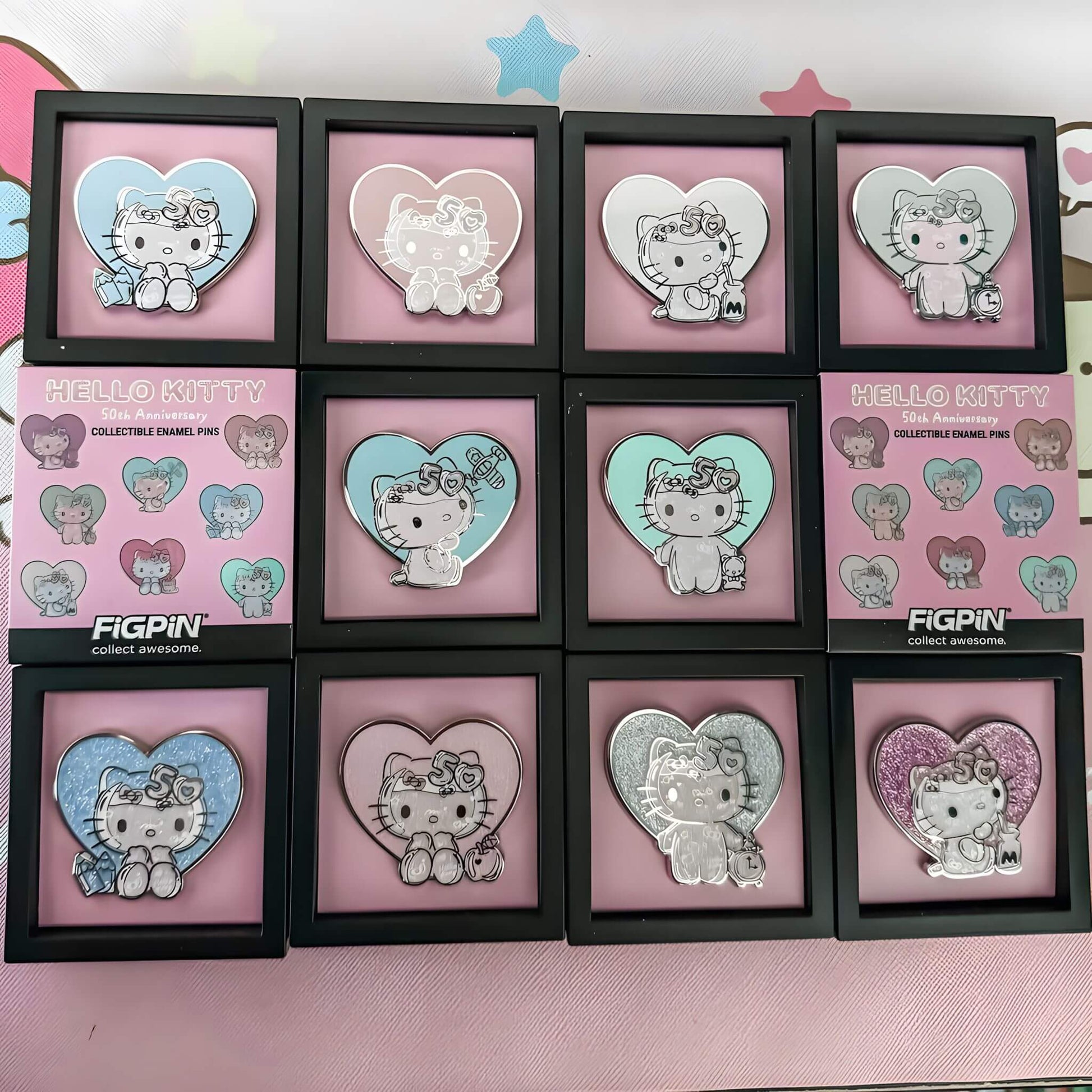 FigPin Hello Kitty 50th Anniversary Series 5 Collectible Enamel Pins p1