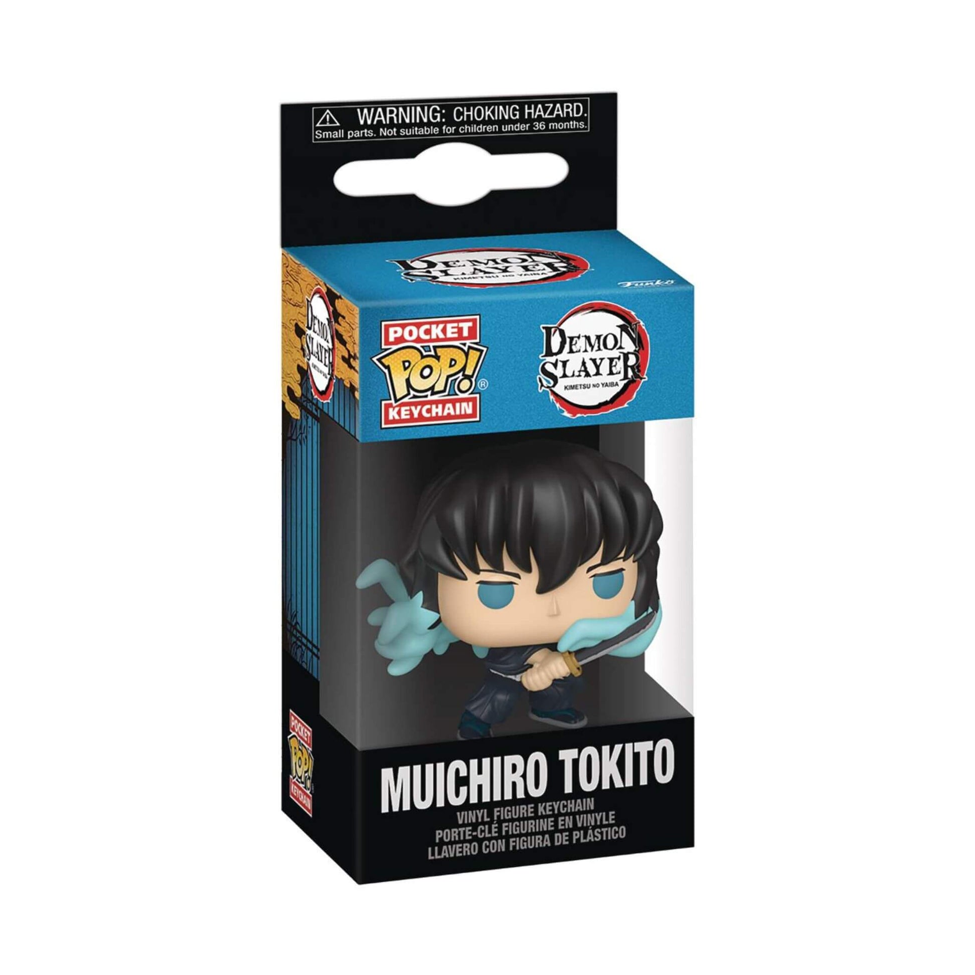 Funko Pocket Pop Demon Slayer Muichiro Attack Keychain Box
