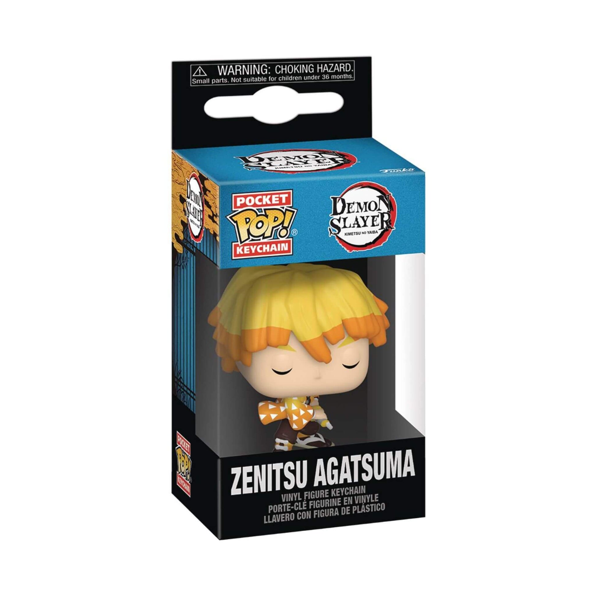 Funko Pocket Pop Demon Slayer Zenitsu Keychain Box