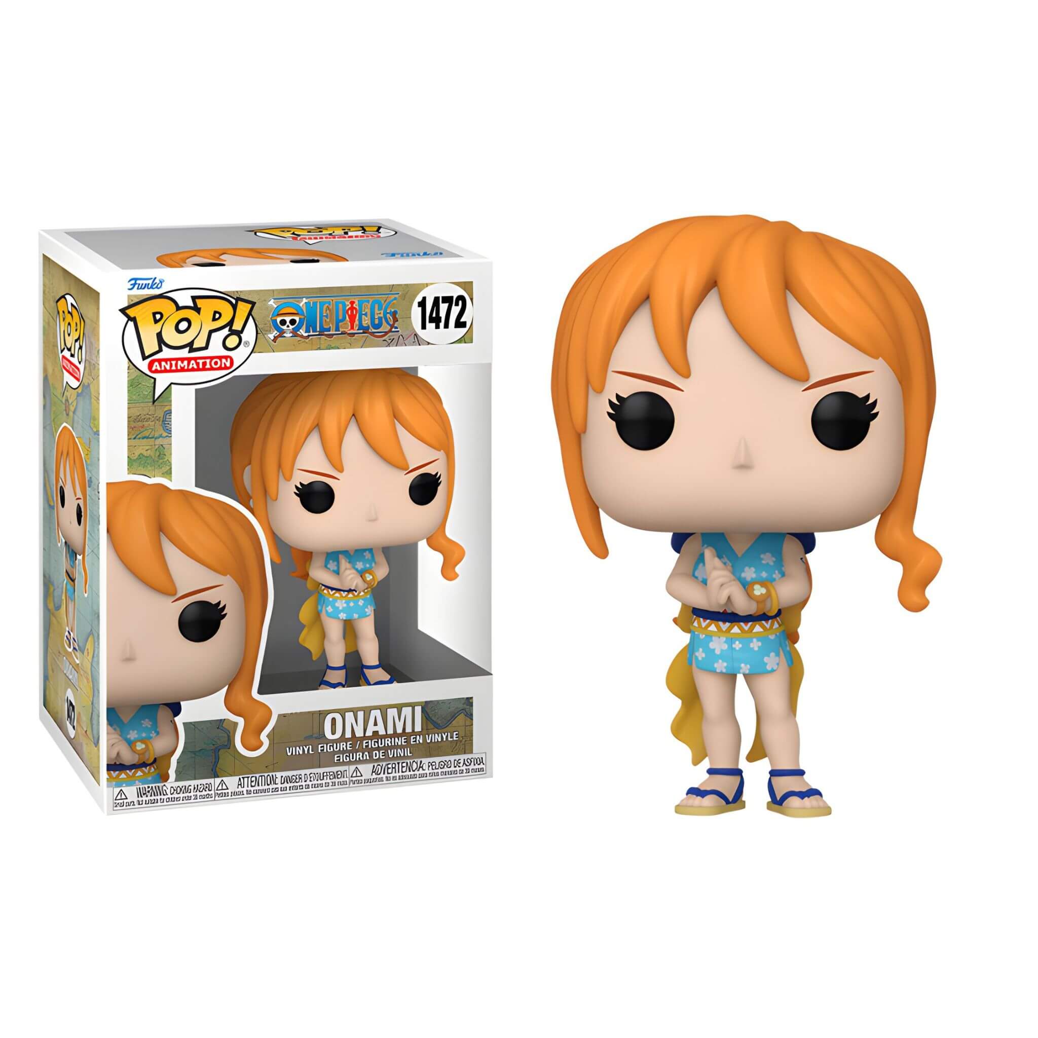 Funko Pop Animation One Piece Onami (Nami Wano) Figure, 4” tall