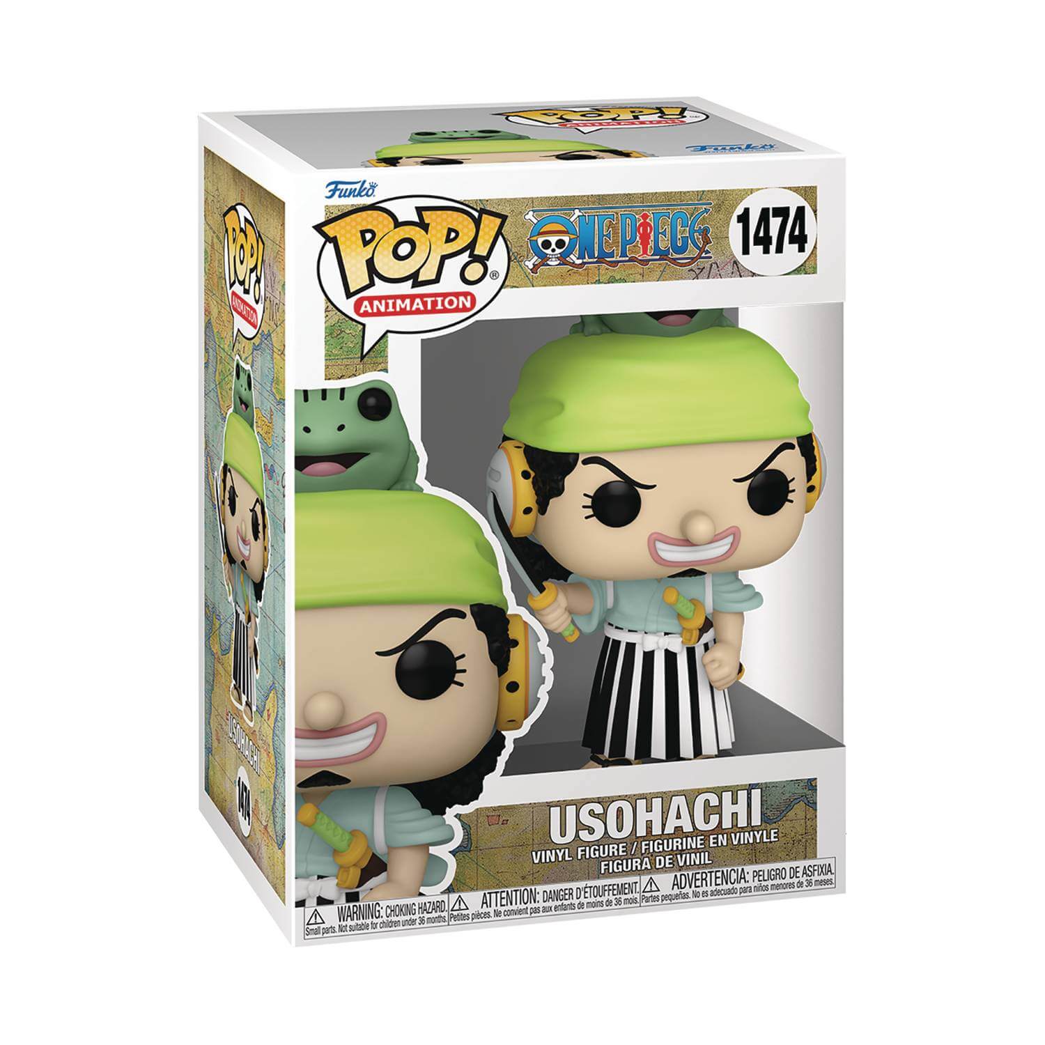 Funko Pop Animation One Piece Usohachi (Usopp Wano) Vinyl Figure boxed