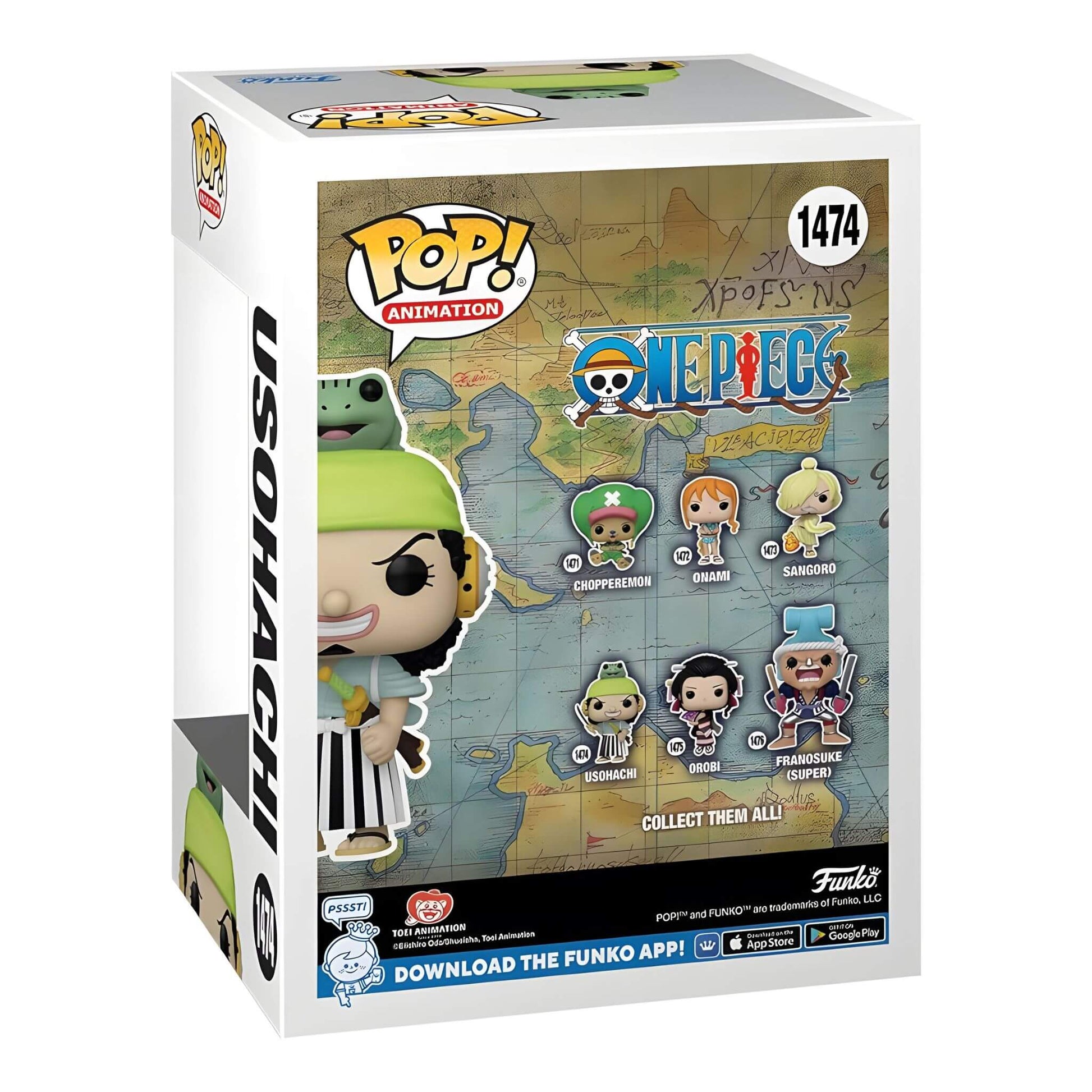 Funko Pop Animation One Piece Usohachi (Usopp Wano) Vinyl Figure box back