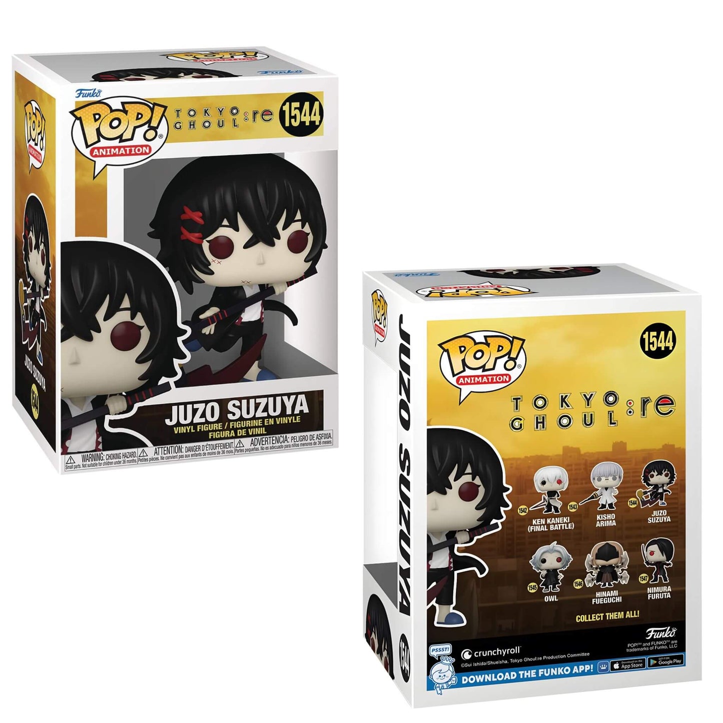 Funko Pop Animation Tokyo Ghoul Re Juzo Suzuya Vinyl Figure p5