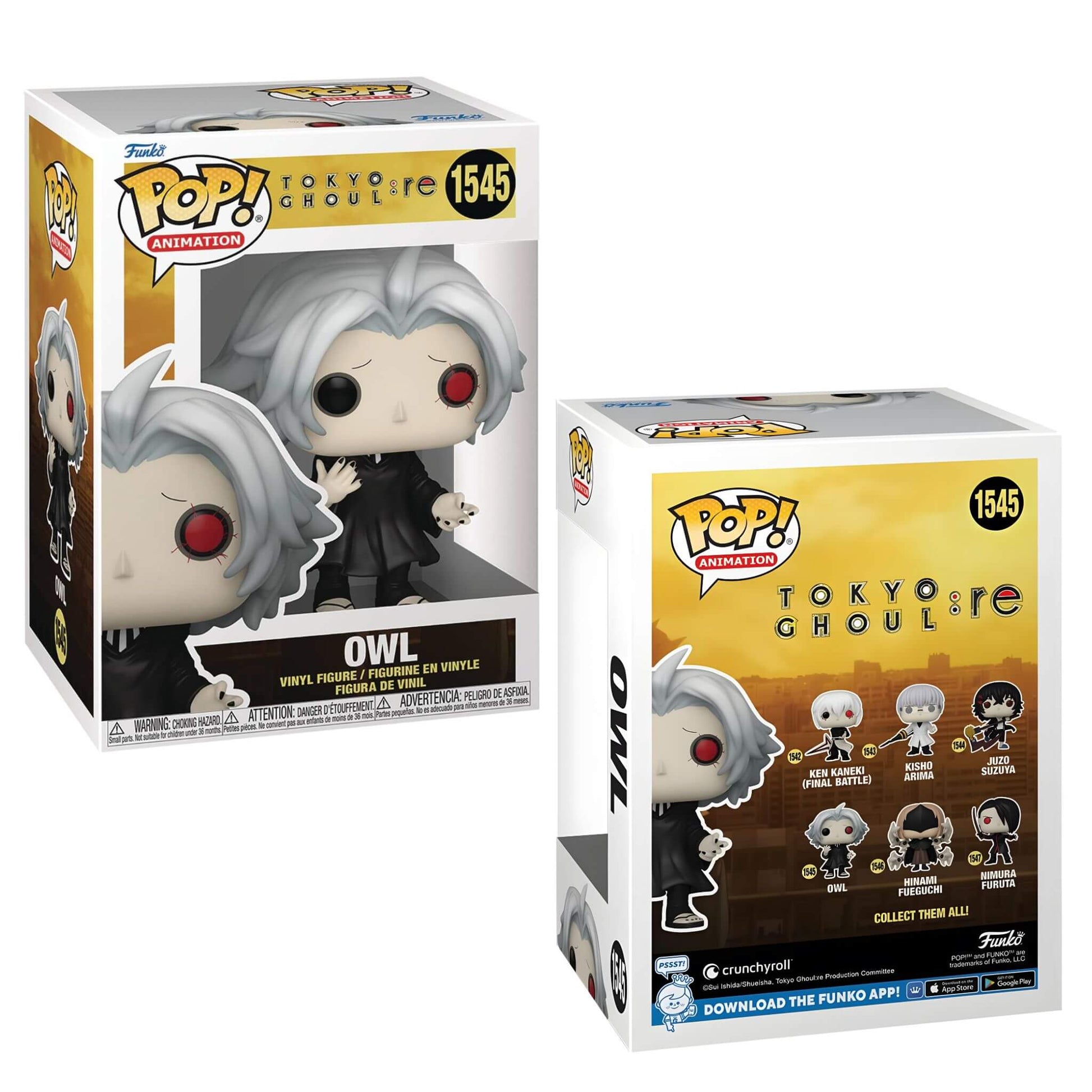 Funko Pop Animation Tokyo Ghoul Re Owl Vinyl Figure p5