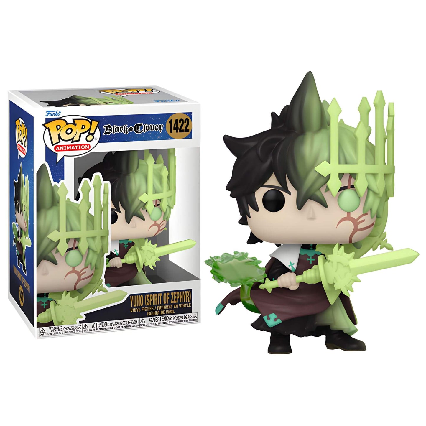 Funko Pop Black Clover Yuno Zephyr Vinyl Figure p1