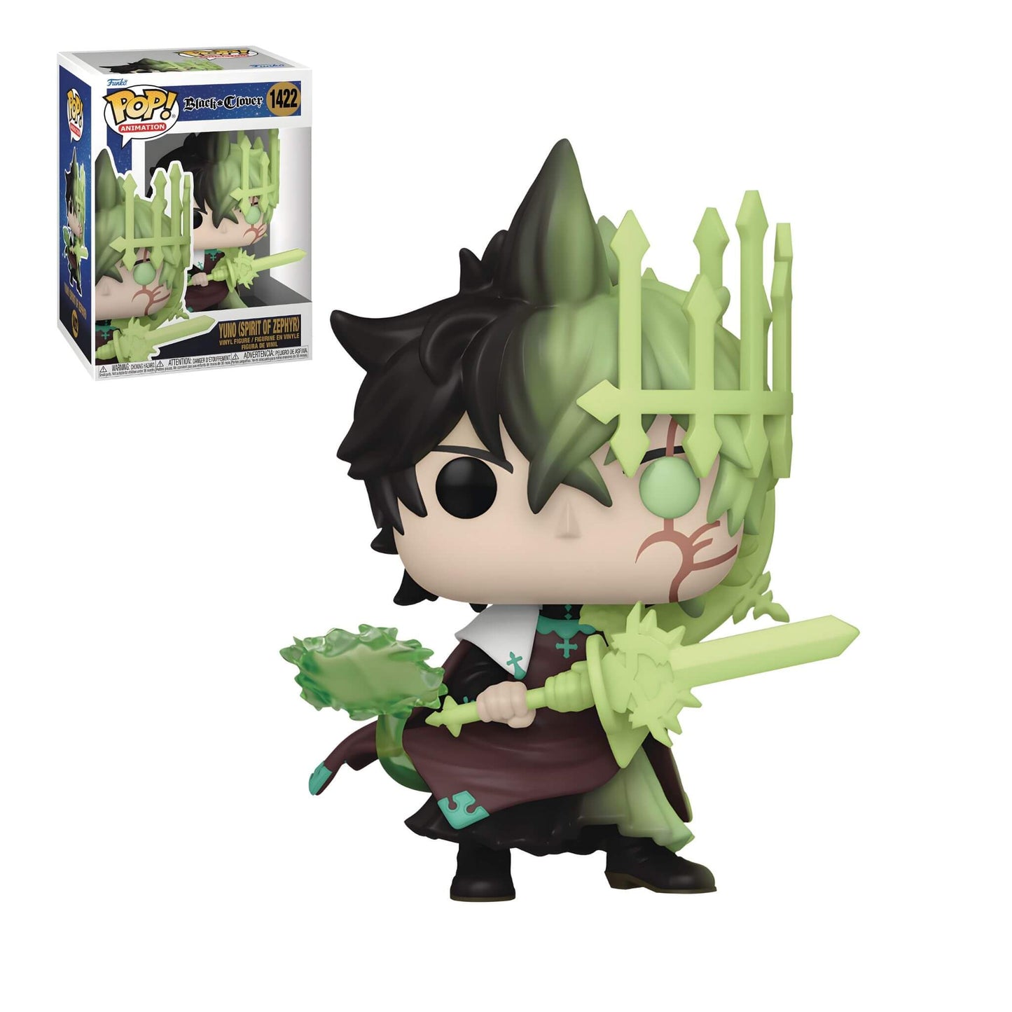 Funko Pop Black Clover Yuno Zephyr Vinyl Figure p5