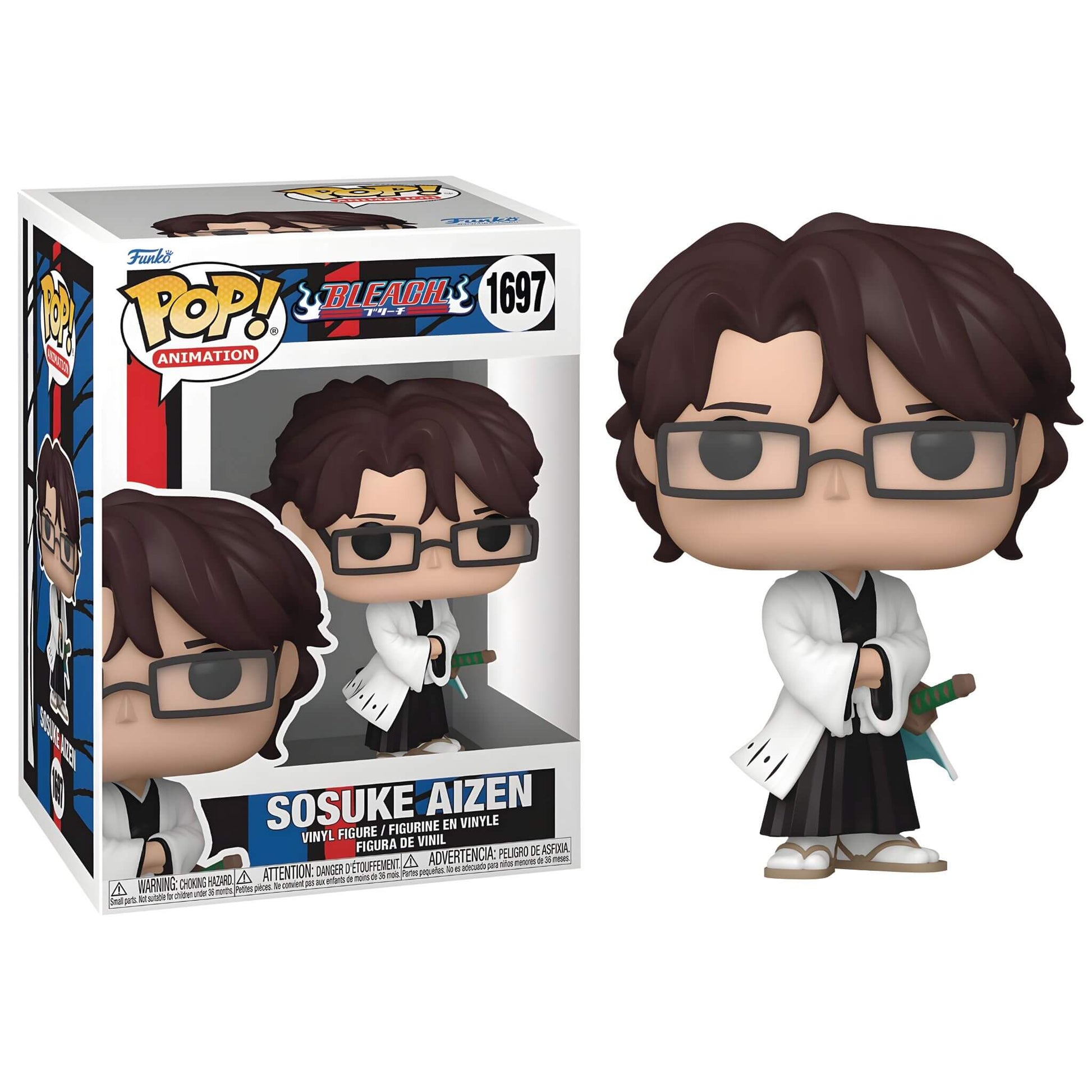 Funko Pop #1697 Bleach Sosuke Aizen Vinyl Figure p1