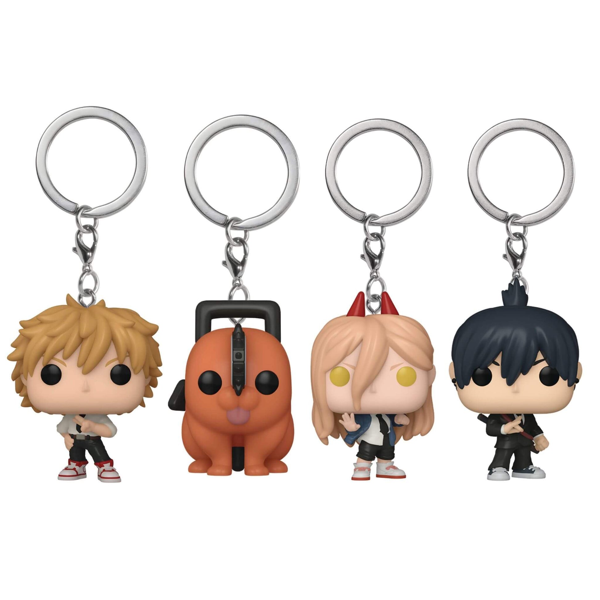 Funko Pop Chainsaw Man Figural Keychains Collection