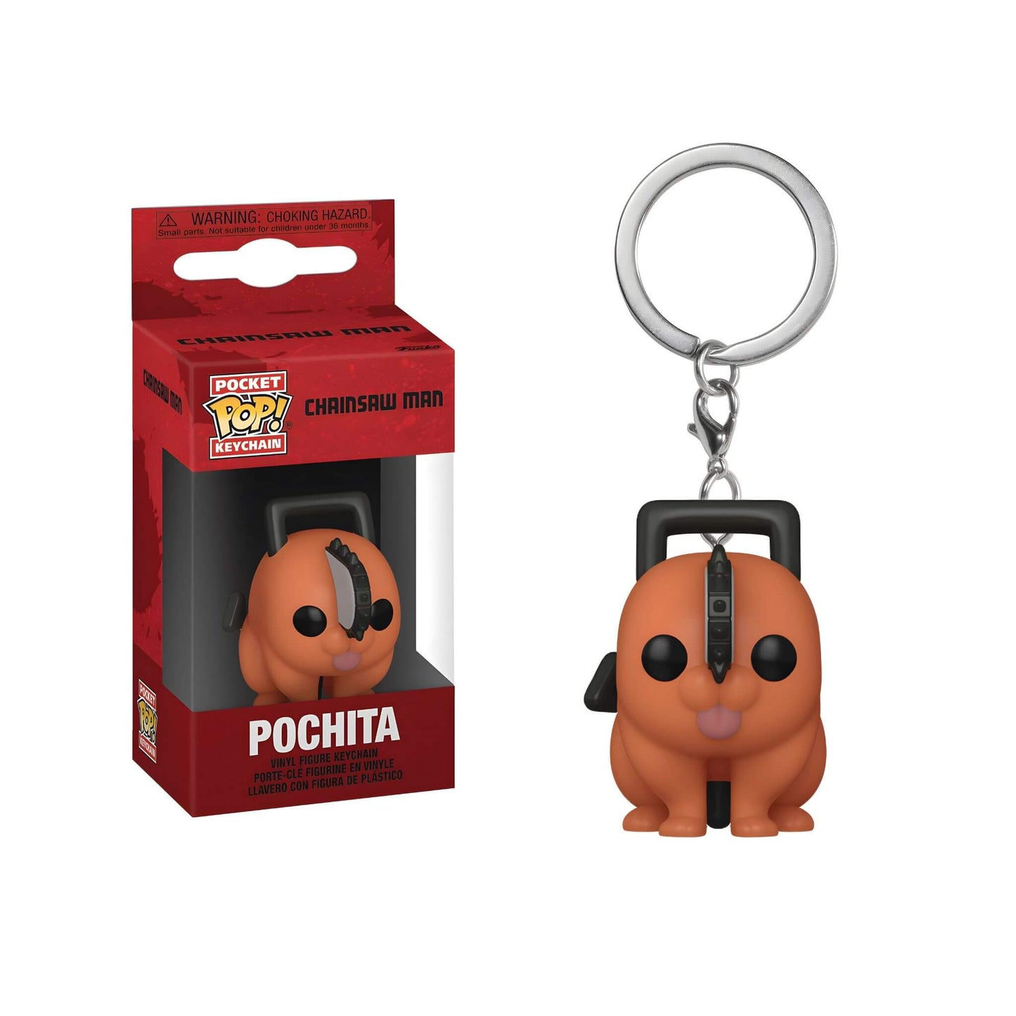 Funko Pop Chainsaw Man Pochita Keychain p1