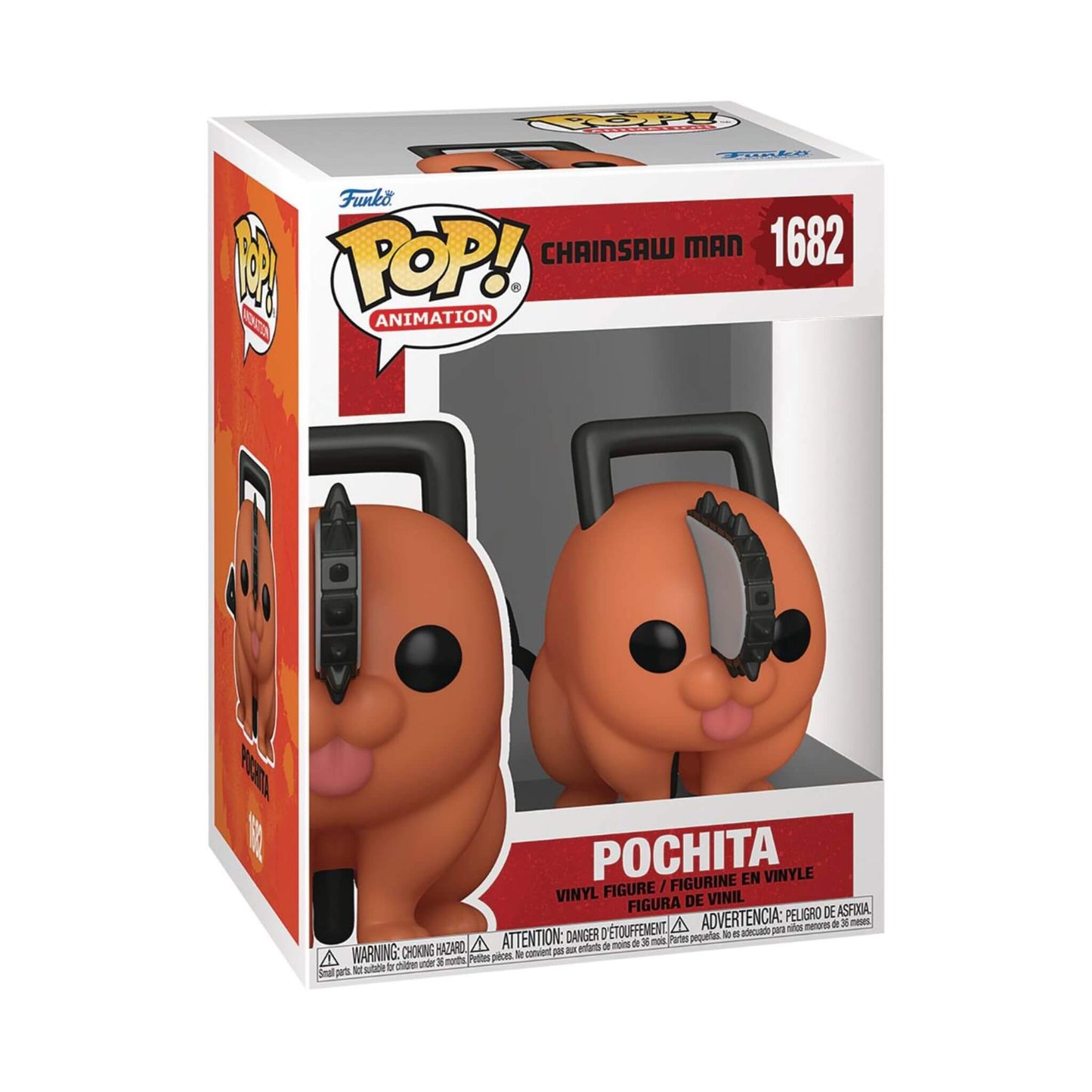 Funko Pop #1682 Chainsaw Man Pochita Vinyl Figure, 3.4" Tall