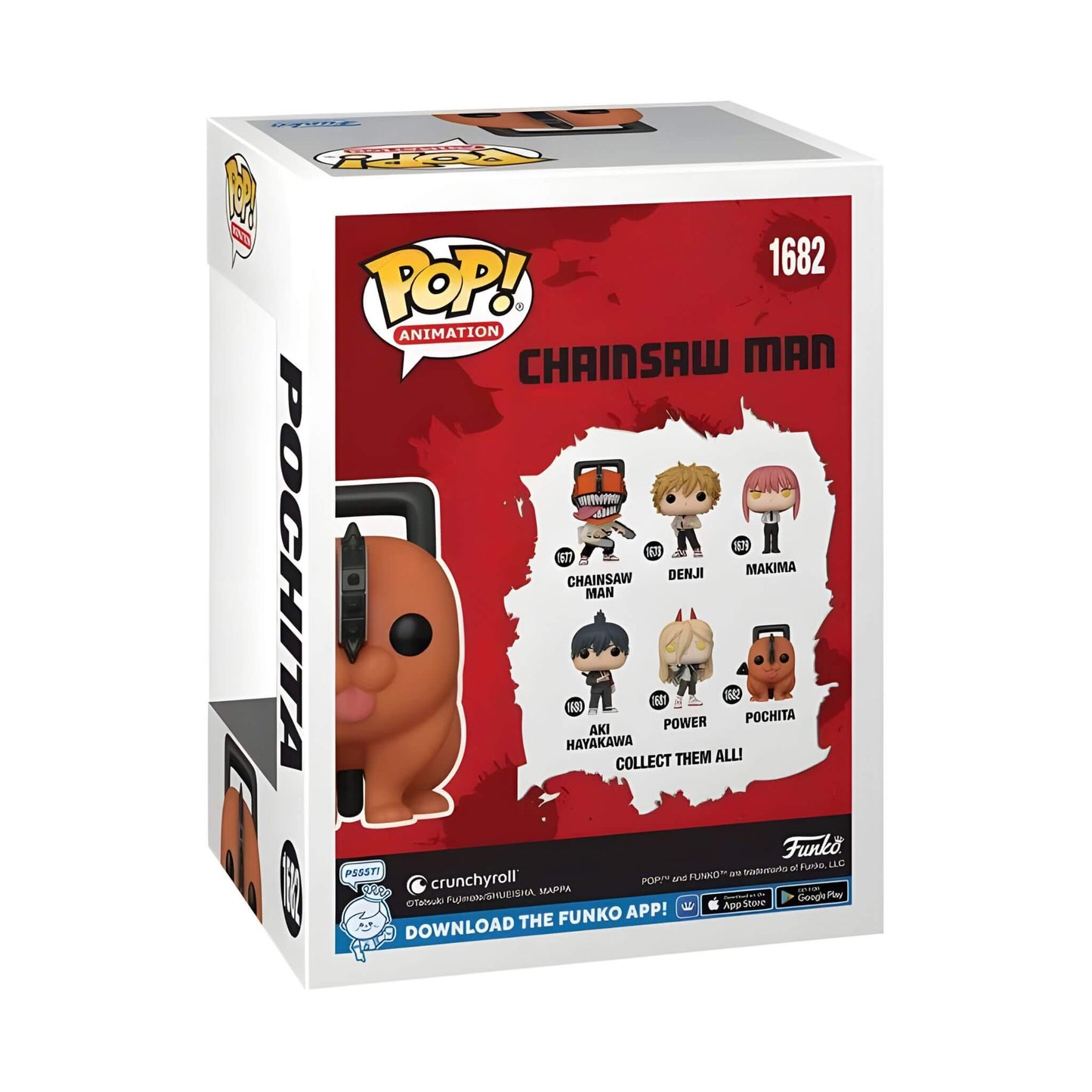 Funko Pop #1682 Chainsaw Man Pochita Vinyl Figure, 3.4" Tall