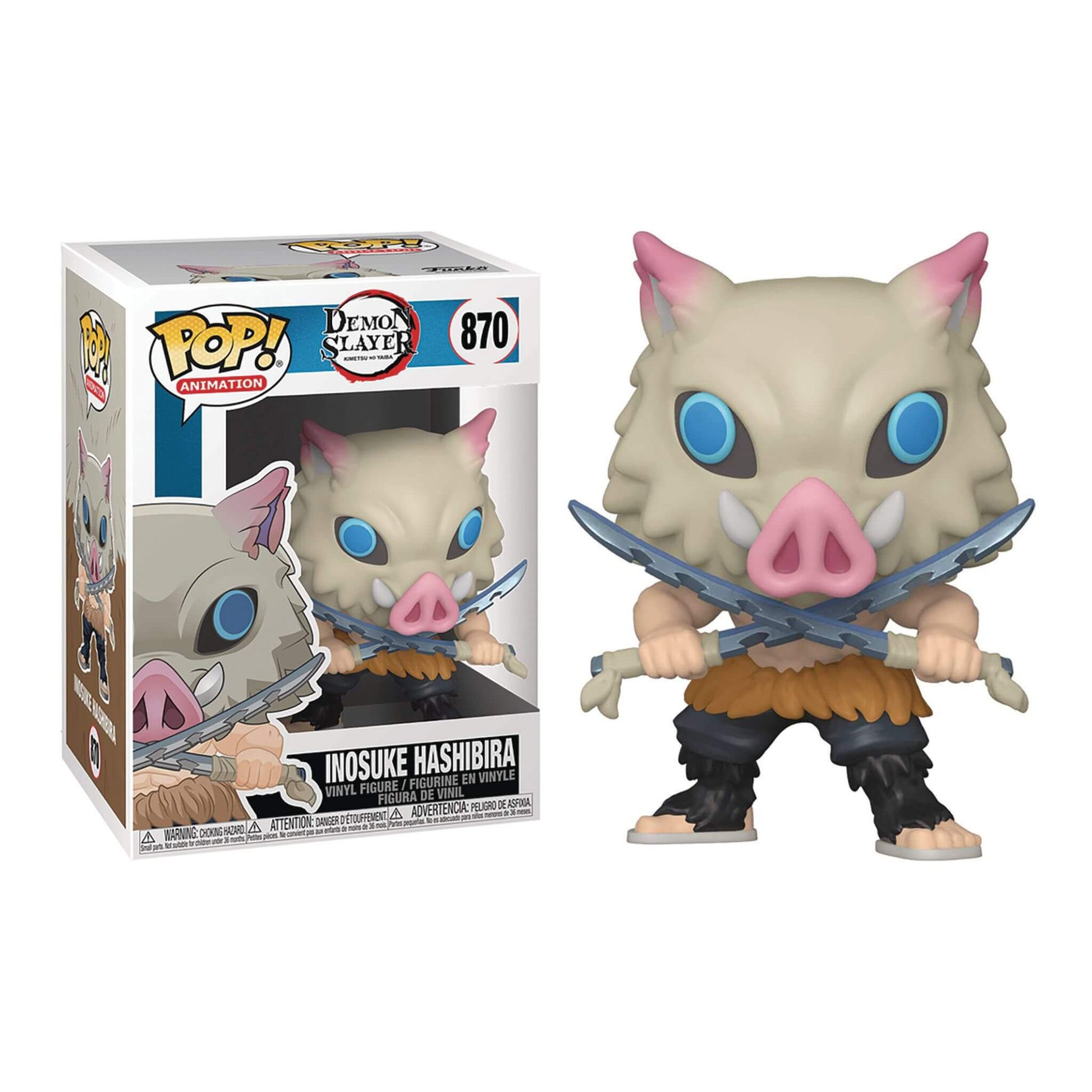 Funko Pop Demon Slayer Inosuke Hashibira Vinyl Figure p1