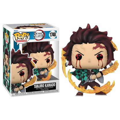 Funko Pop Demon Slayer Tanjiro Kamado (Sun Breathing) Vinyl Figure p1