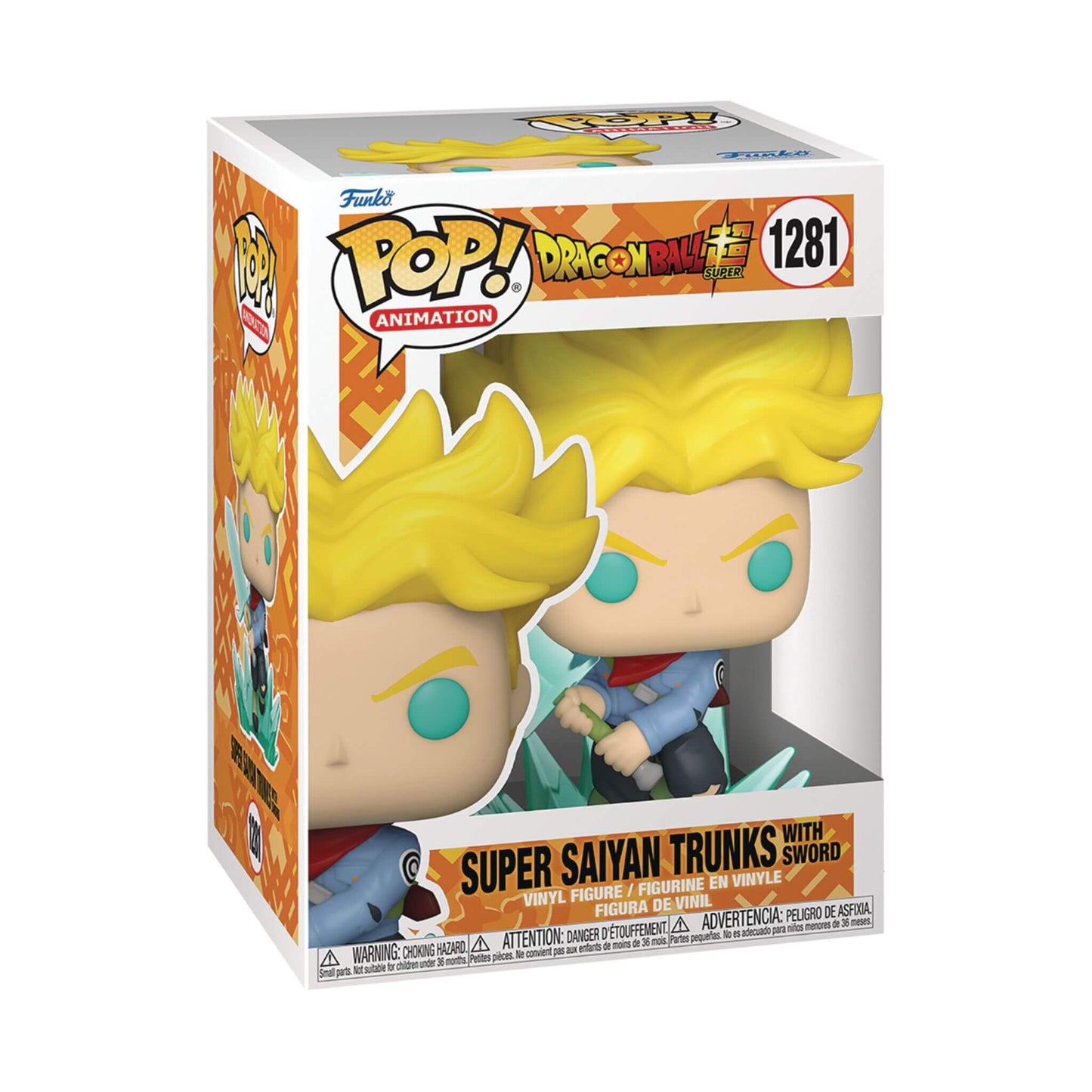 Funko Pop Dragon Ball Super SS Trunks with Spirit Sword Vinyl Figure p3