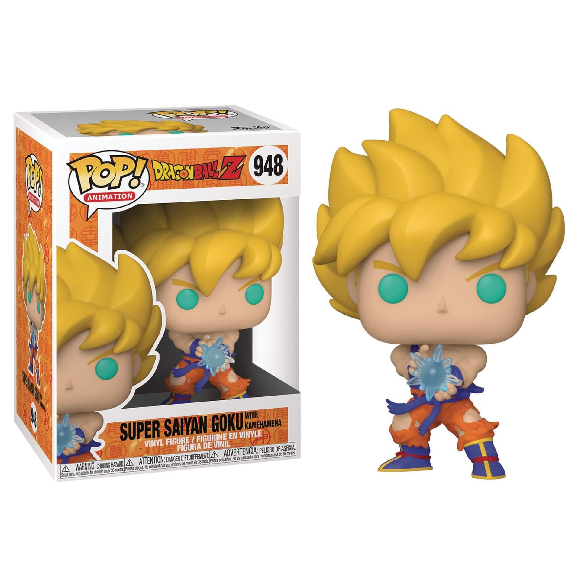 Funko Pop Dragon Ball Z SS Goku with Kamehameha Wave Vinyl Figure p1