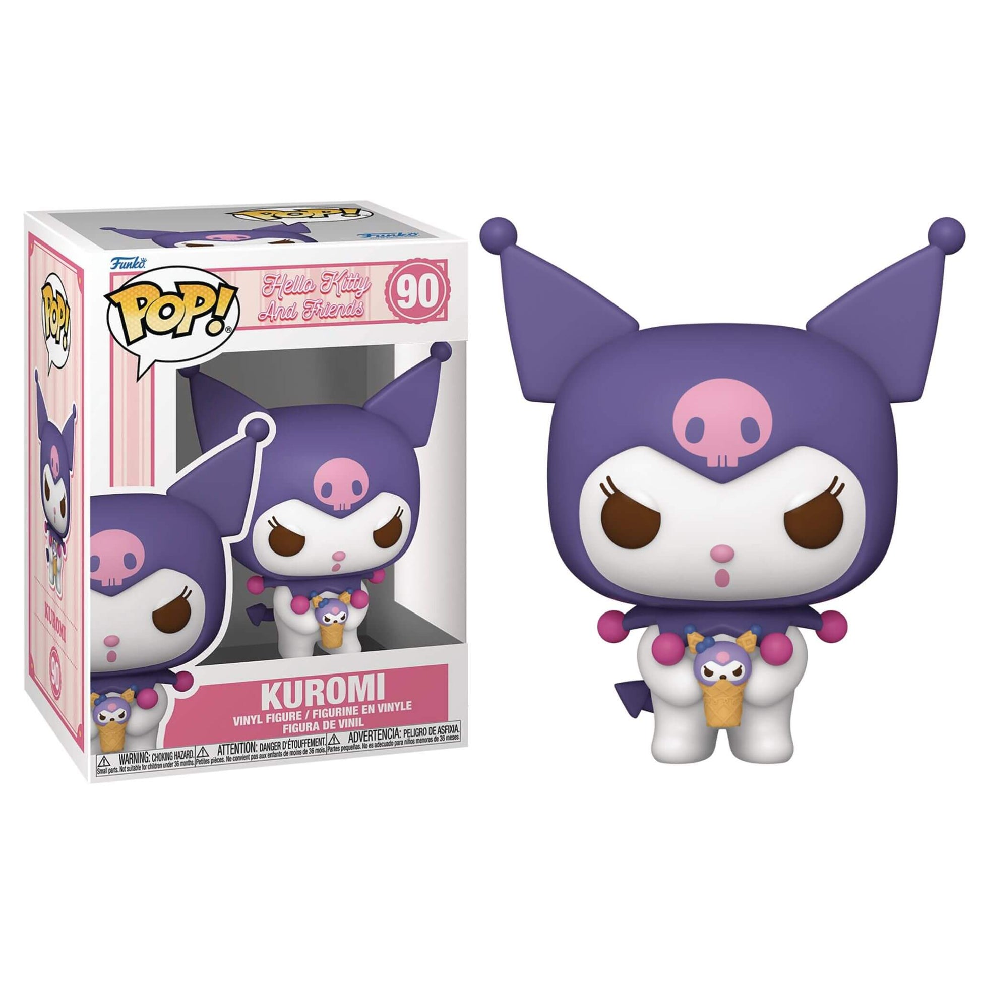 Funko Pop Hello Kitty and Friends Kuromi with ice cream vinyl figure p1