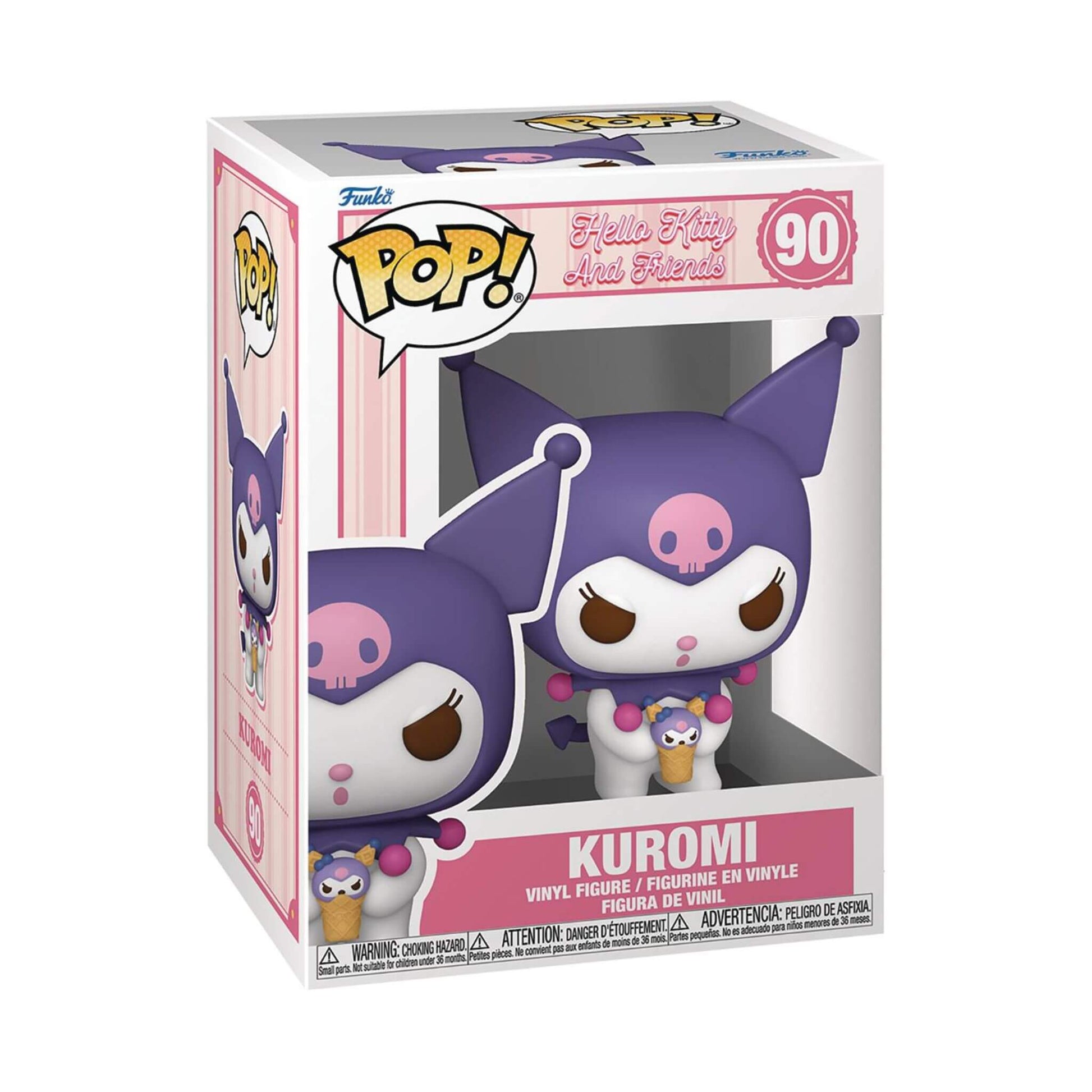 Funko Pop Hello Kitty and Friends Kuromi with ice cream vinyl figure p3