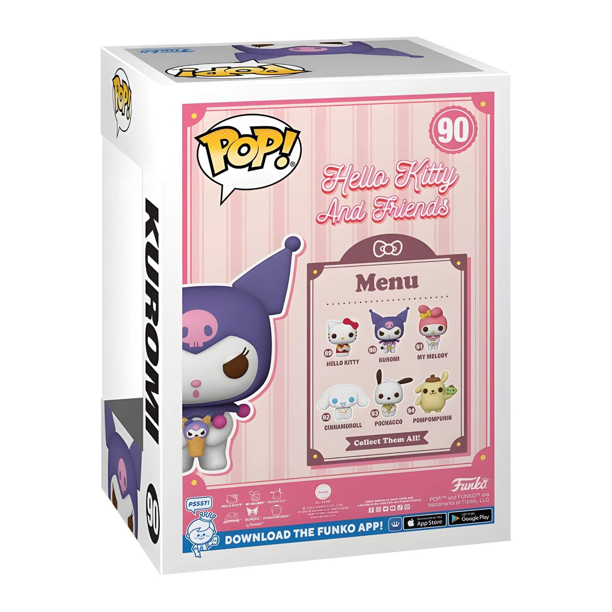 Funko Pop Hello Kitty and Friends Kuromi with ice cream vinyl figure p4