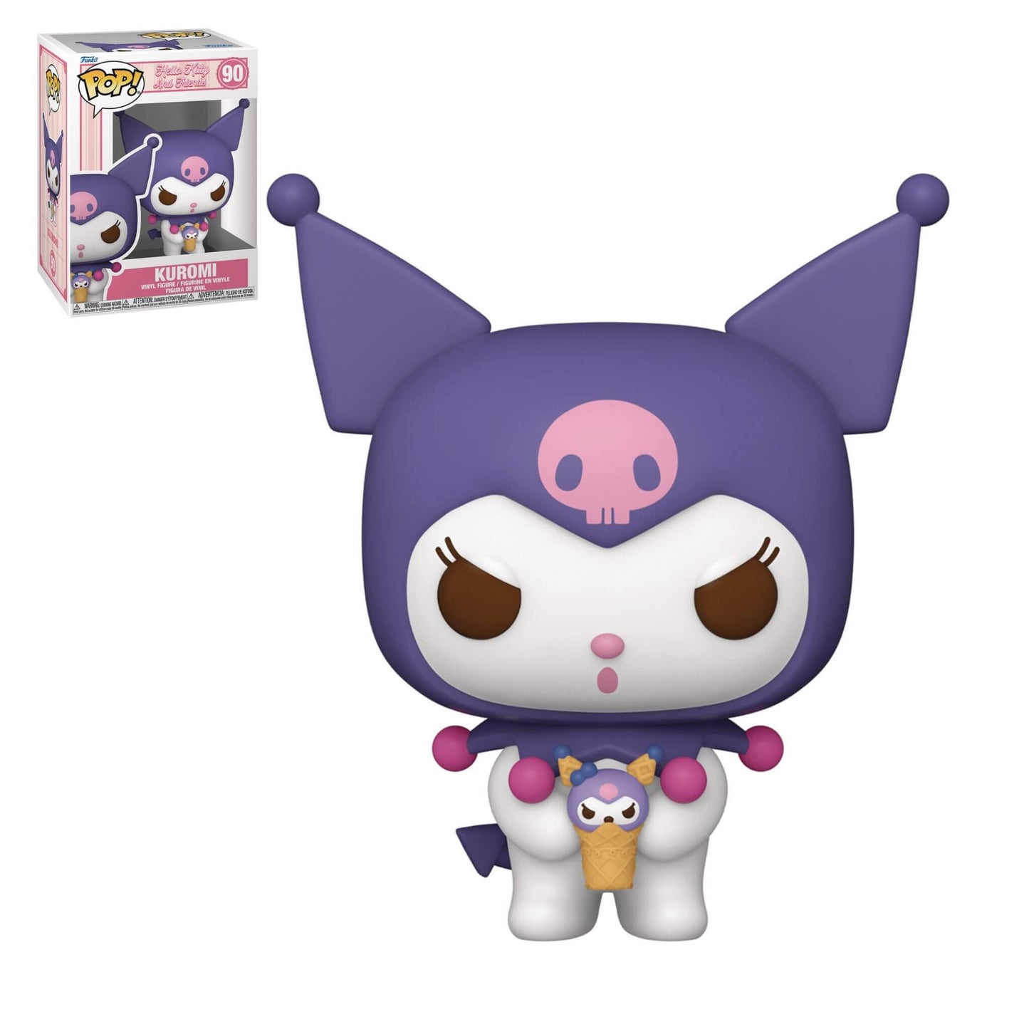 Funko Pop Hello Kitty and Friends Kuromi with ice cream vinyl figure p5