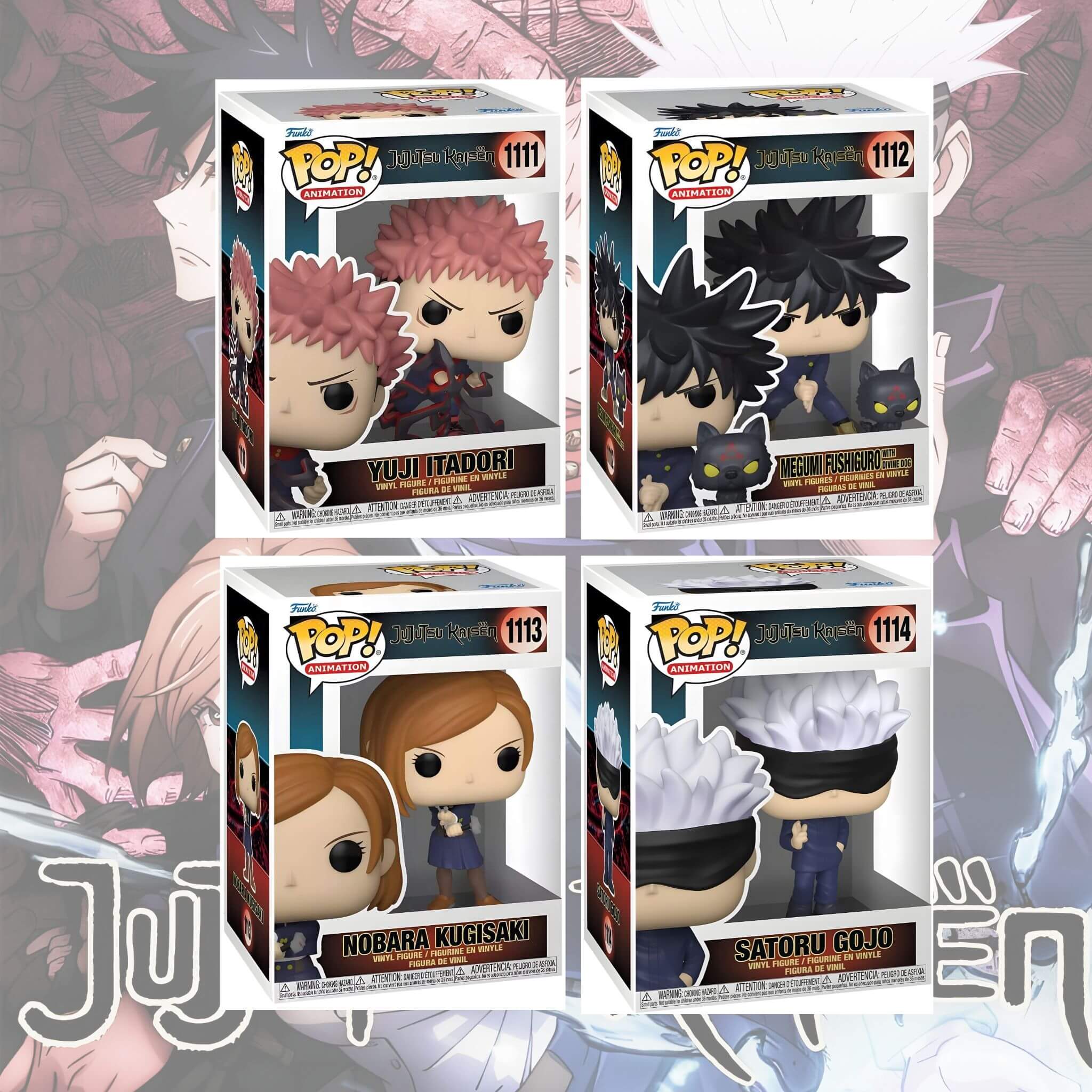 Jujutsu high quality Kaisen Funko Bundle